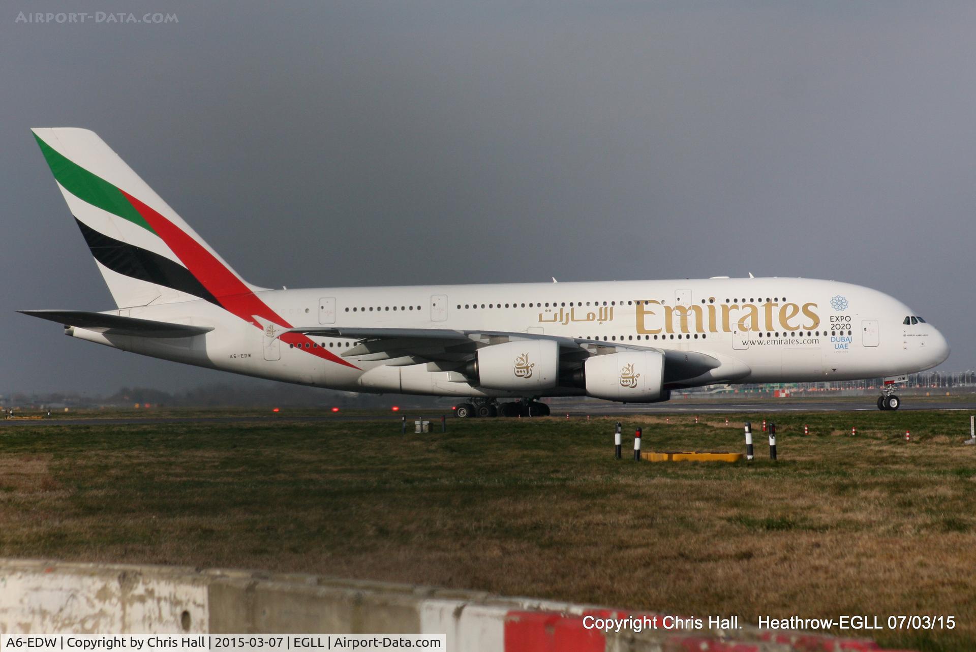 A6-EDW, 2012 Airbus A380-861 C/N 103, Emirates