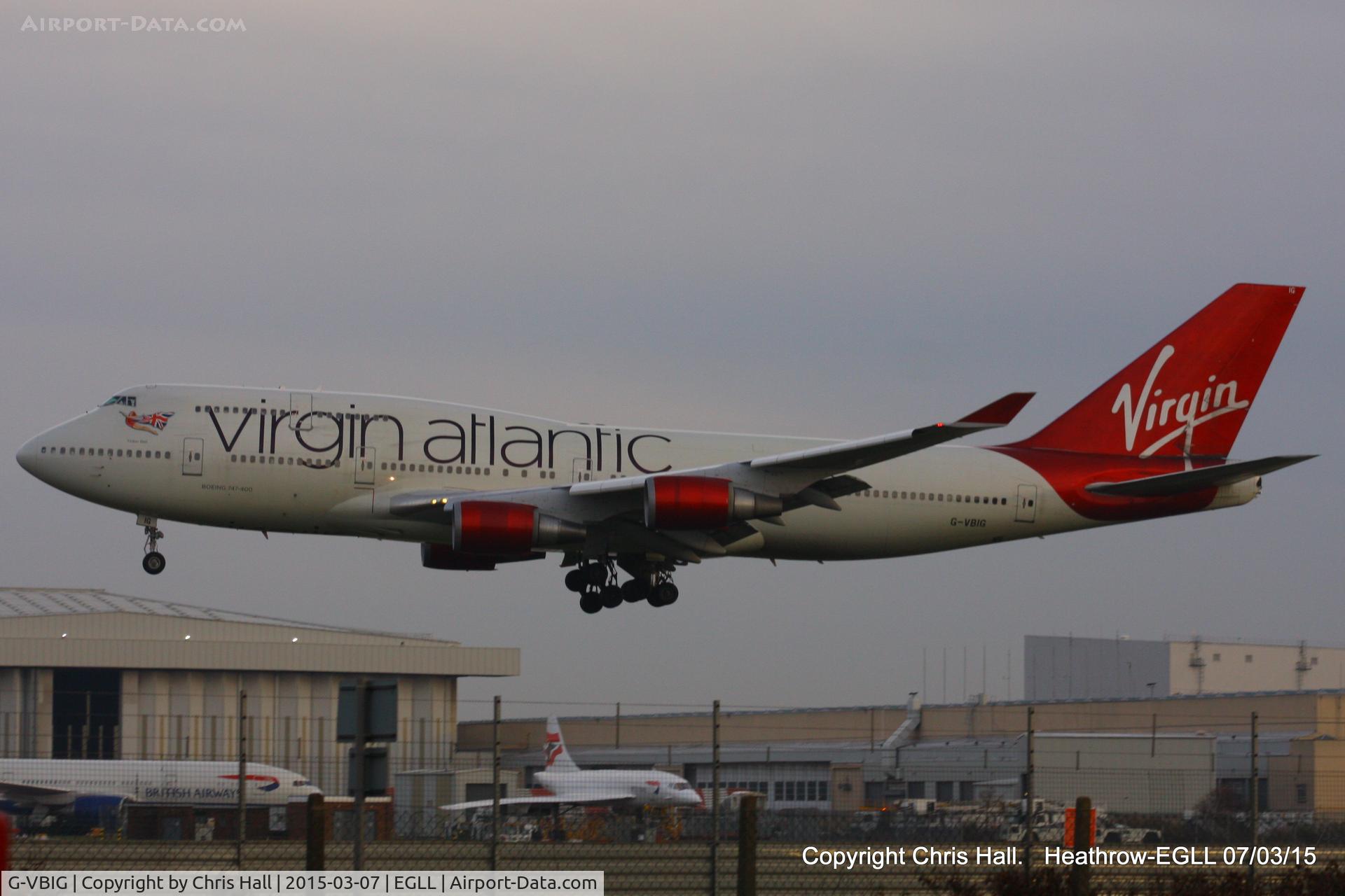 G-VBIG, 1996 Boeing 747-4Q8 C/N 26255, Virgin Atlantic