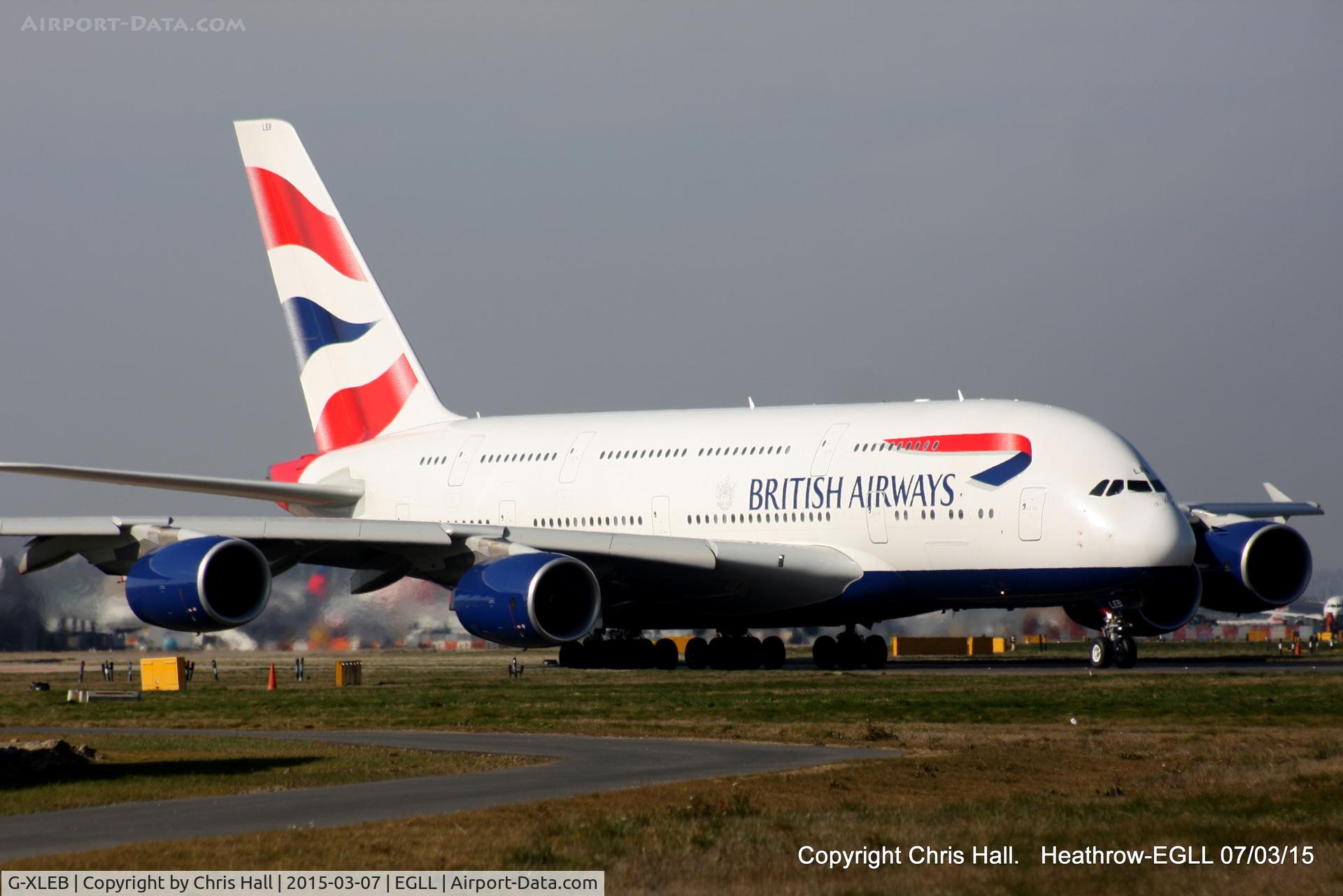 G-XLEB, 2013 Airbus A380-841 C/N 121, British Airways