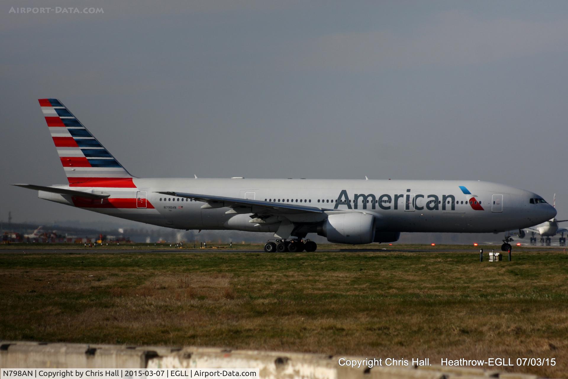 N798AN, 2001 Boeing 777-223 C/N 30797, American Airlines