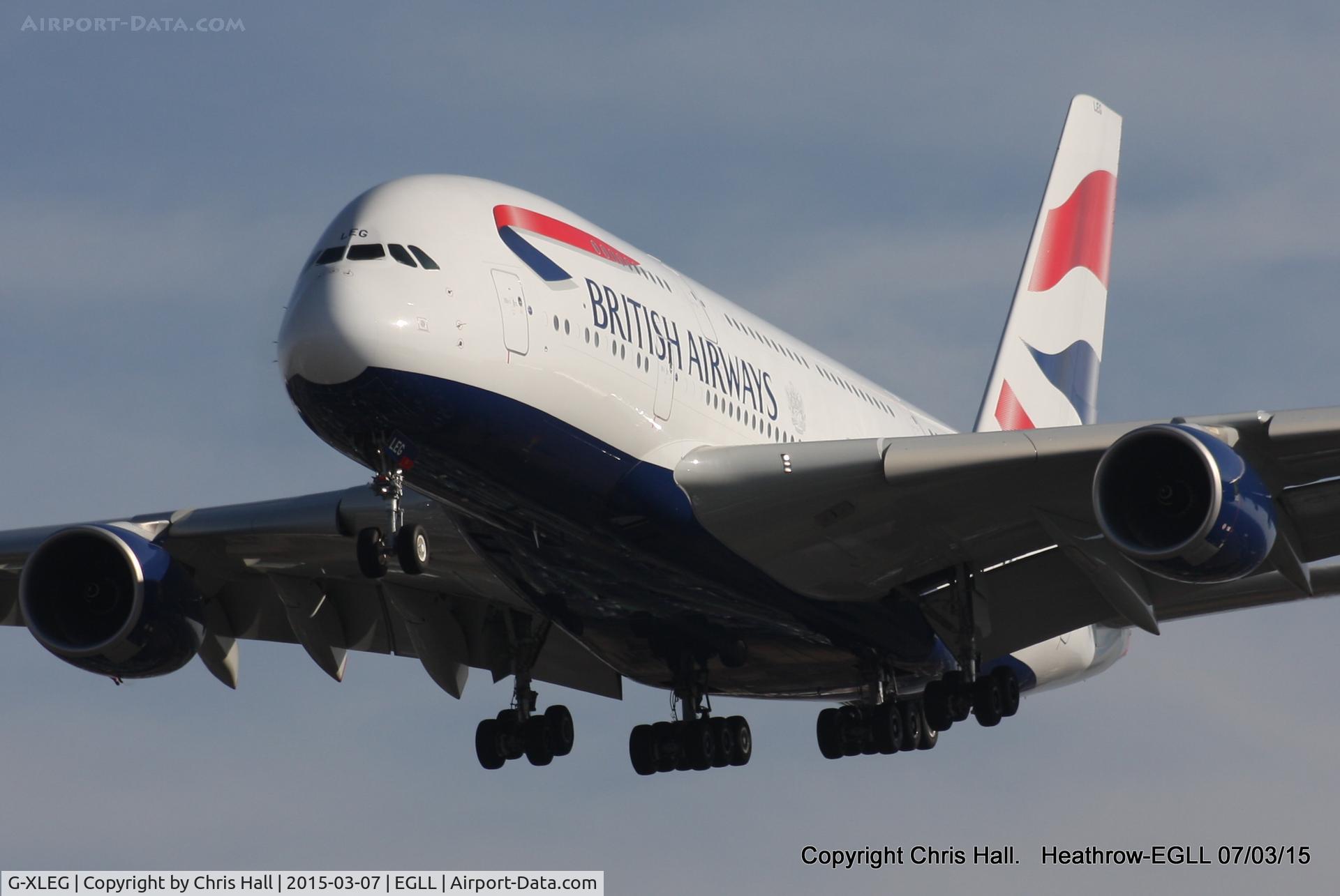 G-XLEG, 2014 Airbus A380-841 C/N 161, British Airways