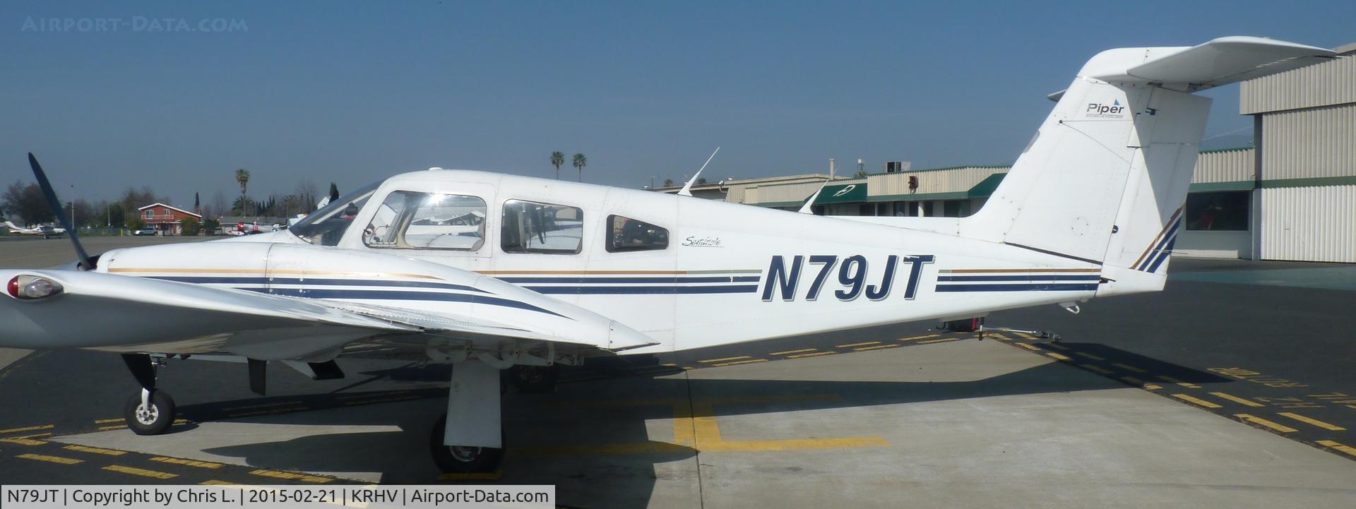 N79JT, 1979 Piper PA-44-180 Seminole C/N 44-7995255, A 1979 Piper Seminole used for Nice Air's flight training.