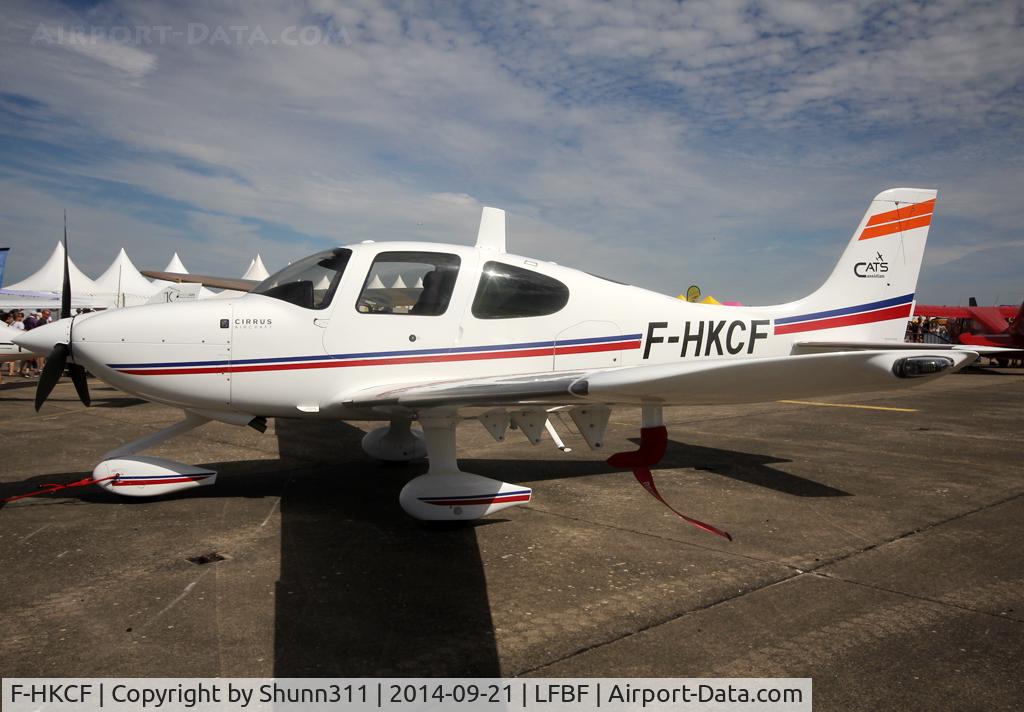 F-HKCF, 2012 Cirrus SR22 C/N 3874, Participant of the LFBF Airshow 2014 - static airframe