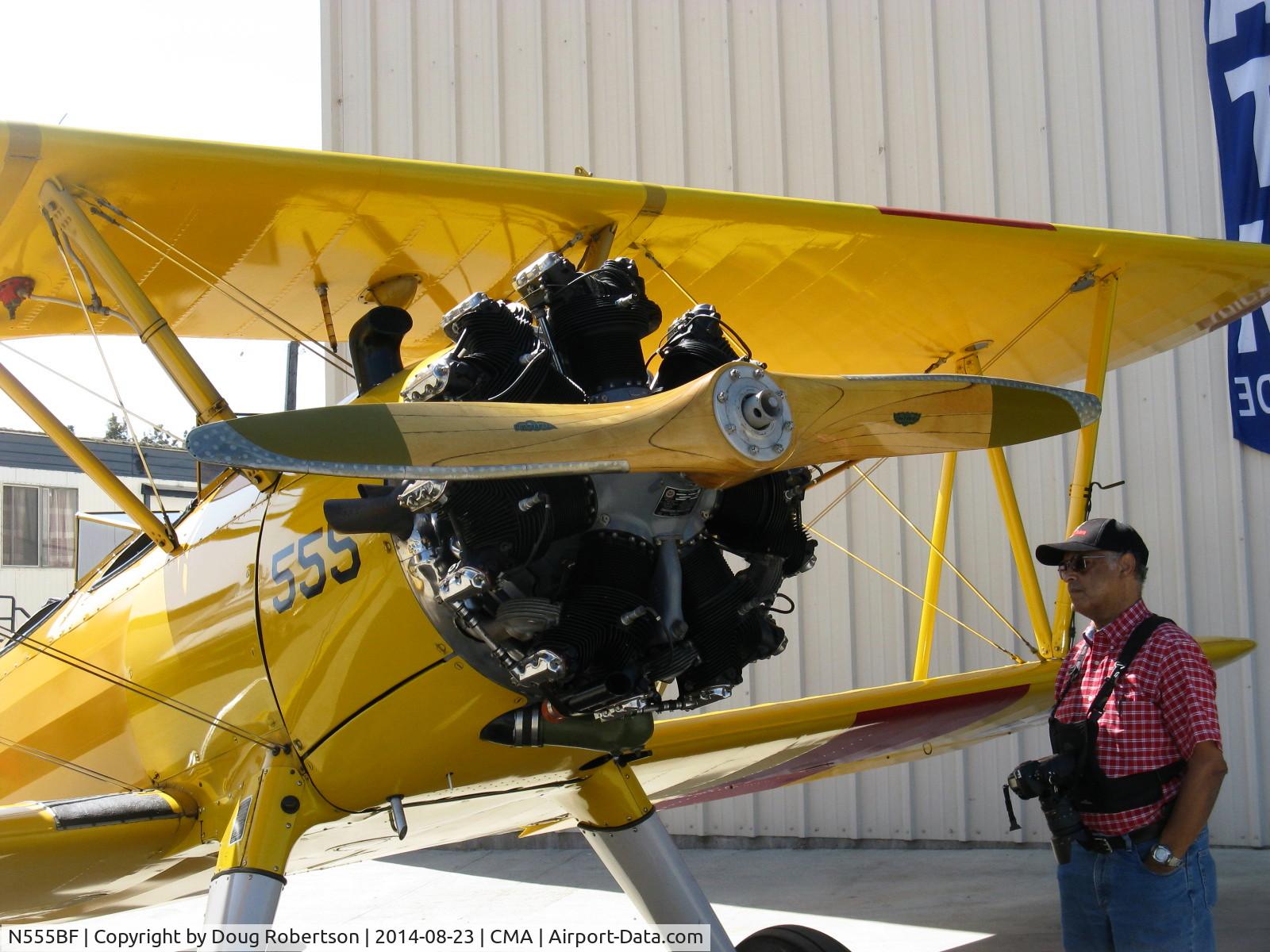 N555BF, 1941 Boeing A75N1(PT17) C/N 75-2305, 1941 Boeing Stearman A75N1 as Navy N2S-4, Continental W670-6 220 Hp radial, wood prop