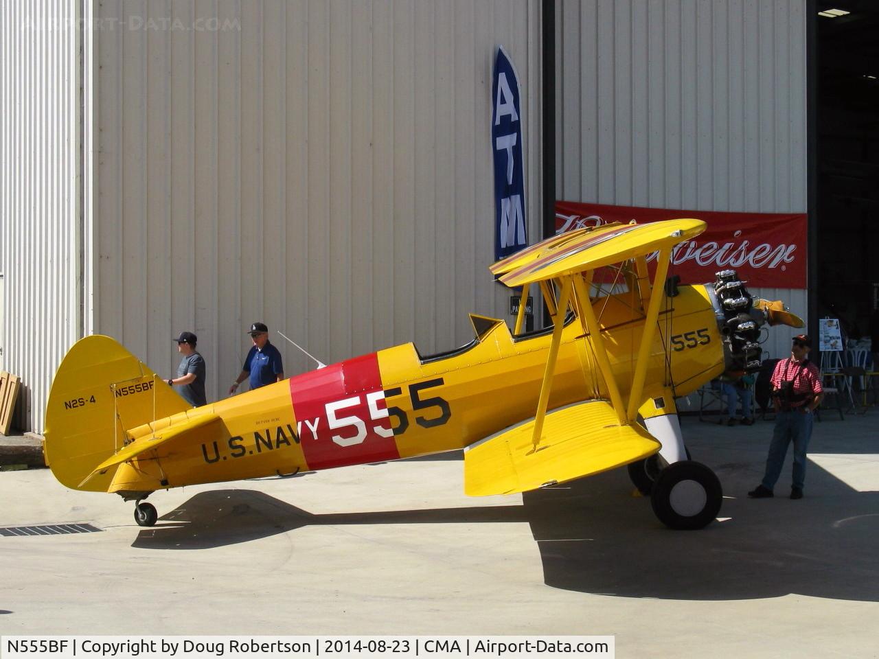 N555BF, 1941 Boeing A75N1(PT17) C/N 75-2305, 1941 Boeing Stearman A75N1 as Navy N2S-4, Continental W670-6 220 Hp radial