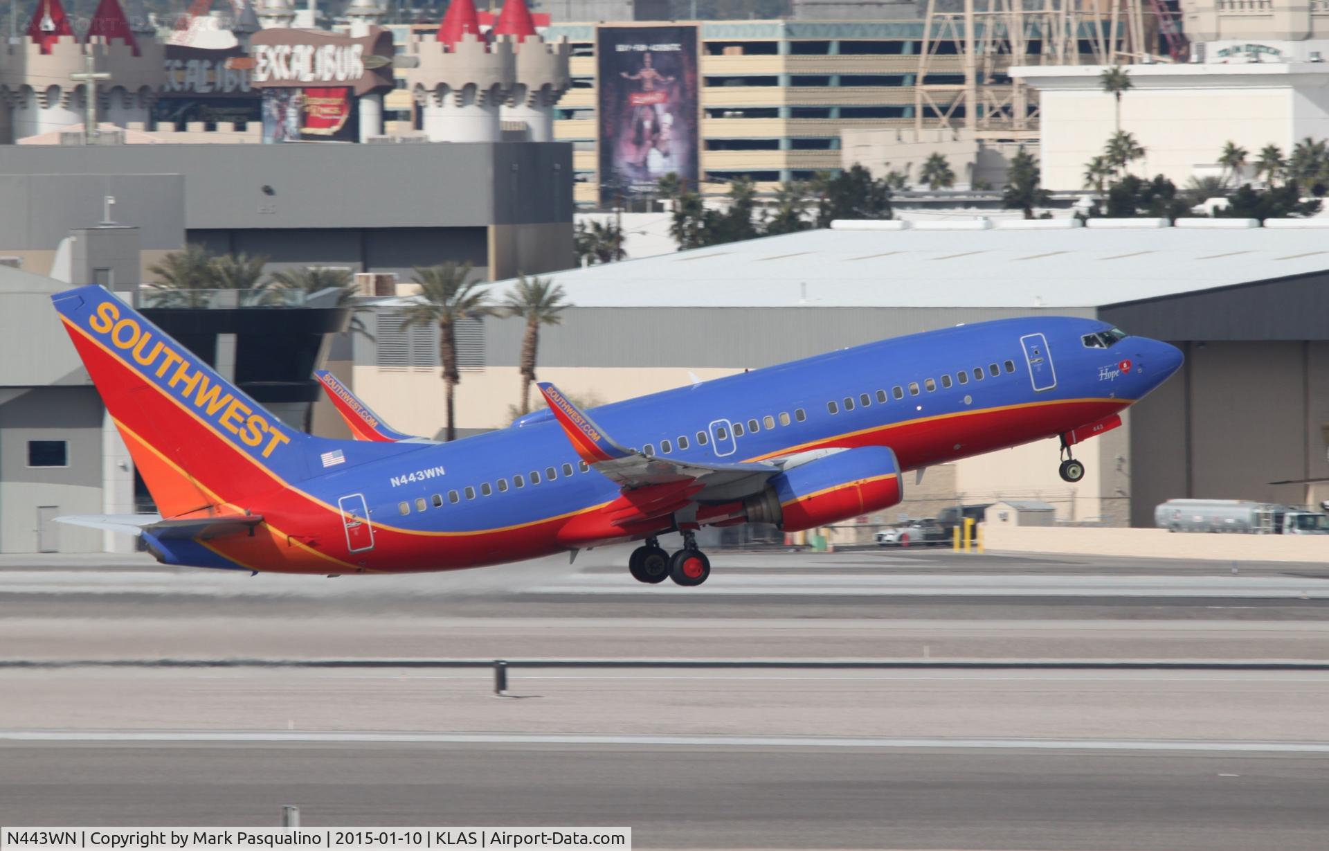 N443WN, 2003 Boeing 737-7H4 C/N 29838, Boeing 737-700