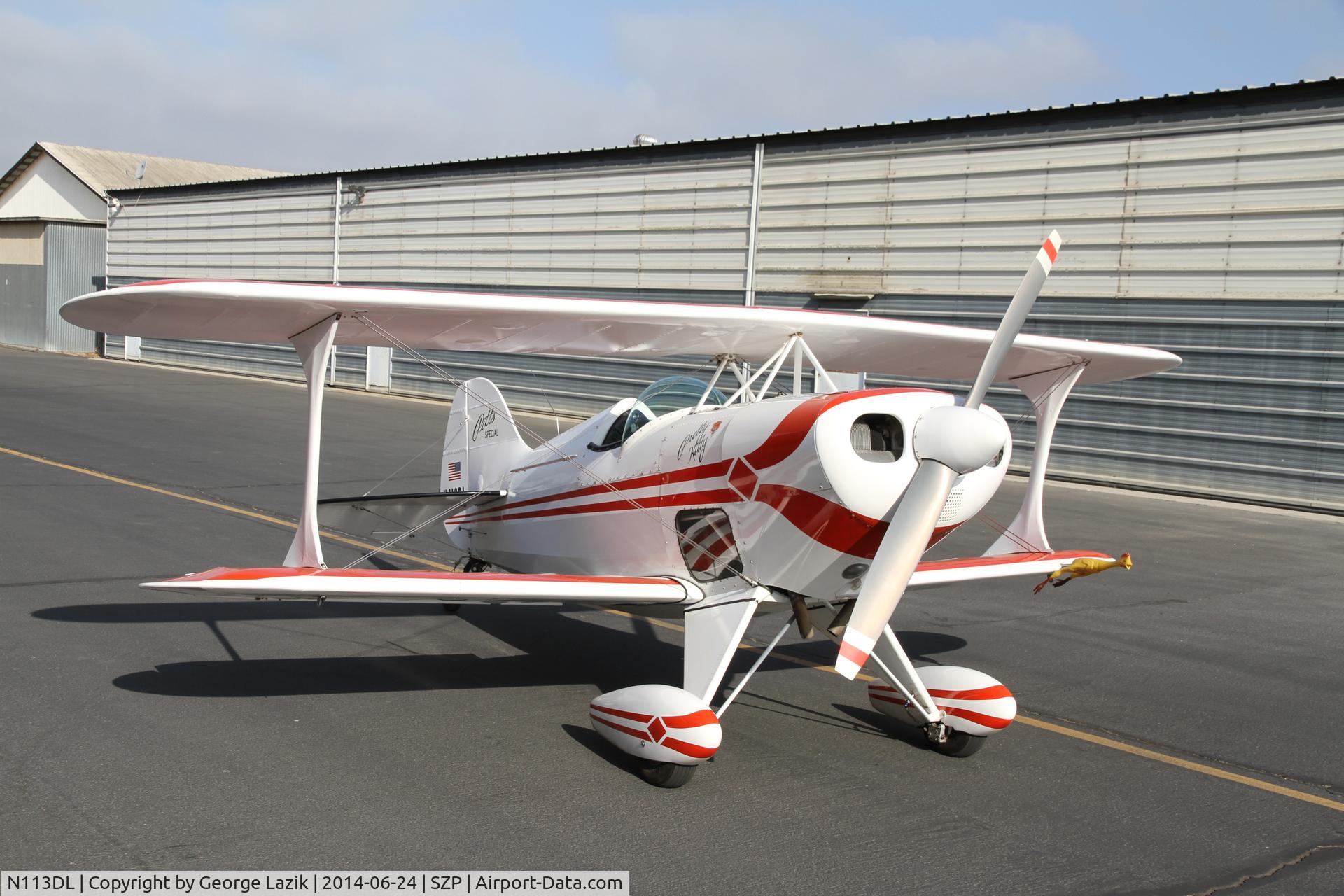 N113DL, 1979 Pitts S-1C Special C/N 1 (N113DL), Pitts S1C N113DL in its new home - Santa Paula Airport, CA