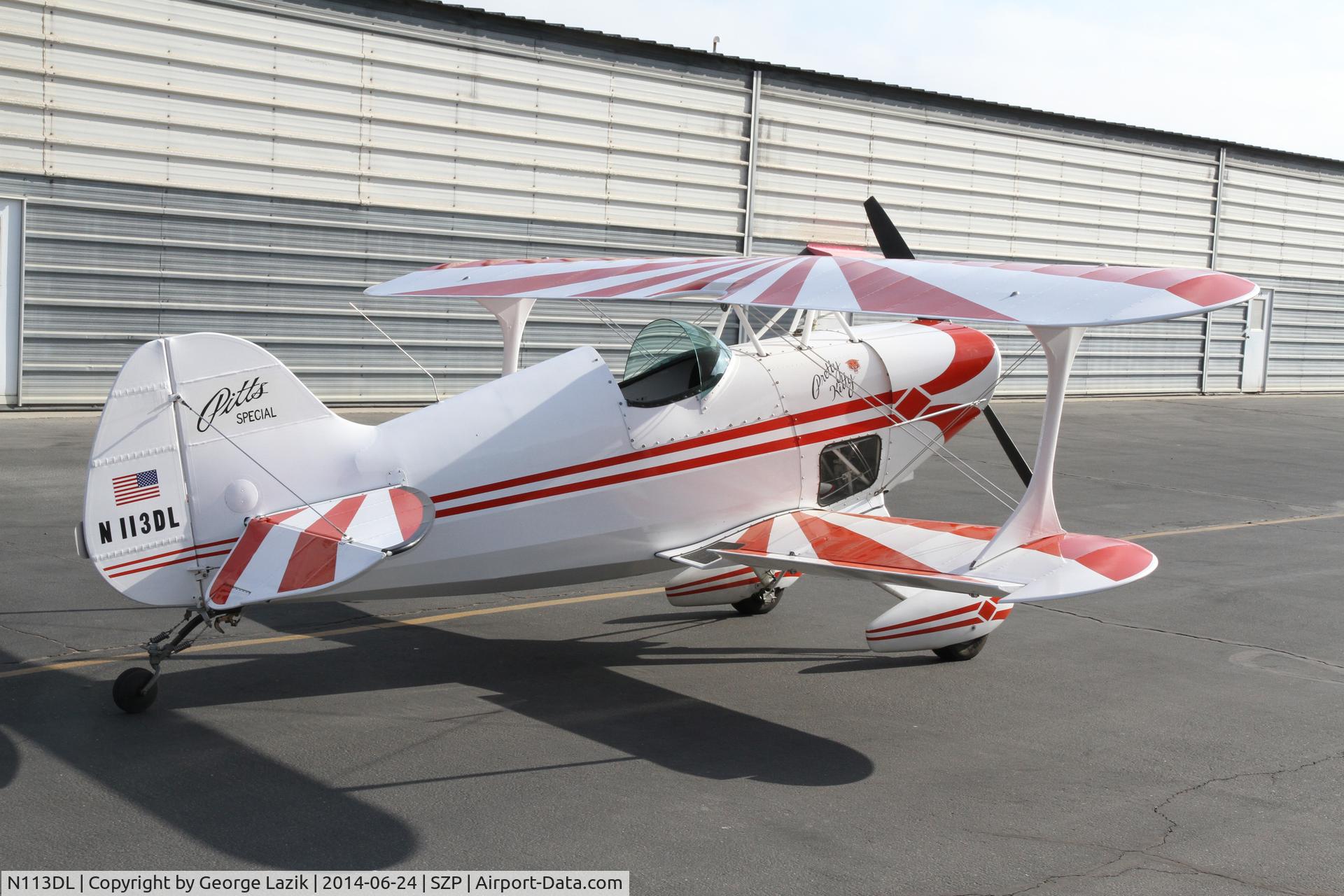 N113DL, 1979 Pitts S-1C Special C/N 1 (N113DL), Another view of N113DL at Santa Paula Airport