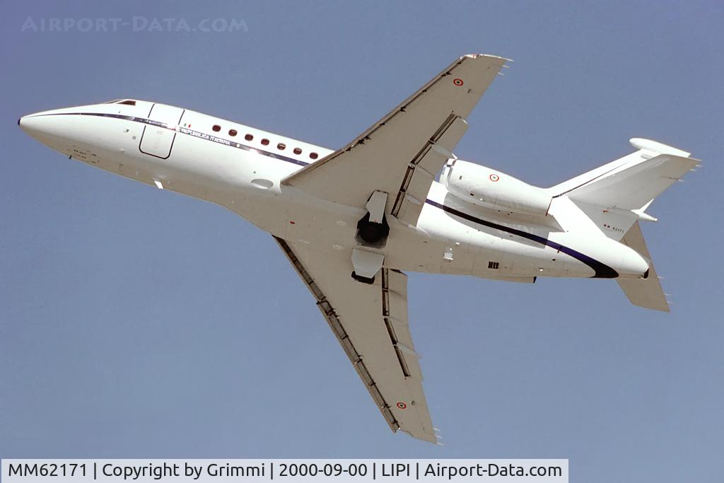 MM62171, 1999 Dassault Falcon 900EX C/N 045, Takeoff of the Falcon 900 (31°St then) at Giornata Azzura Rivolto 2000 and now for sale with auction date 10 March 2015
