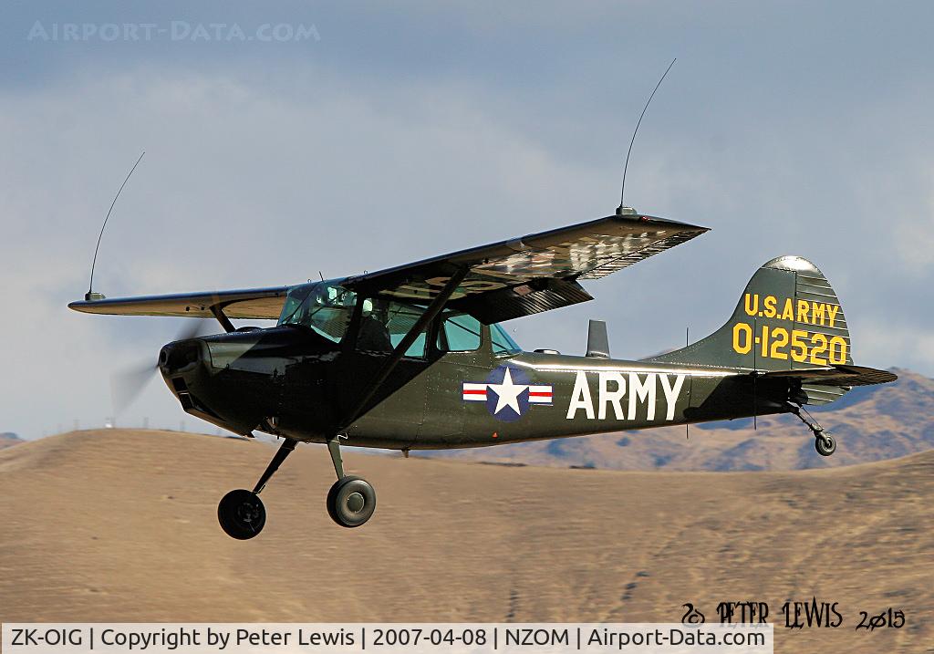 ZK-OIG, Cessna O-1G Bird Dog C/N 12520, Christian Holdings Ltd., Christchurch