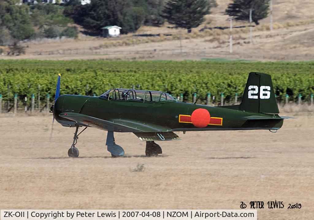 ZK-OII, Nanchang CJ-6 C/N 1532004, CJ-6 Syndicate, Papakura