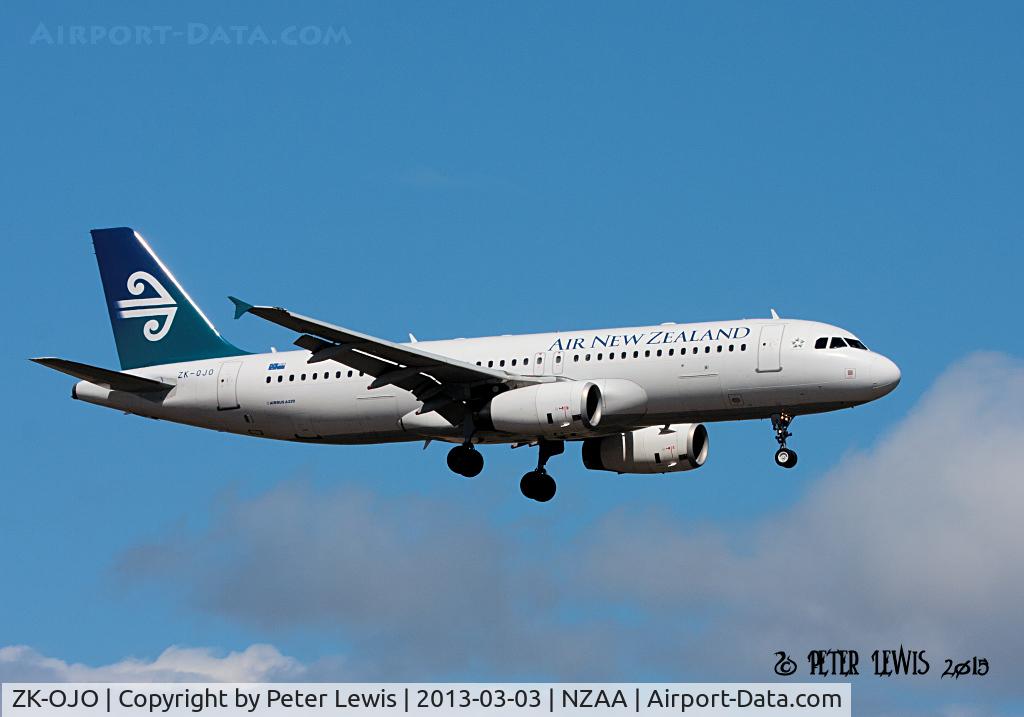 ZK-OJO, 2006 Airbus A320-232 C/N 2663, Air New Zealand Ltd., Auckland