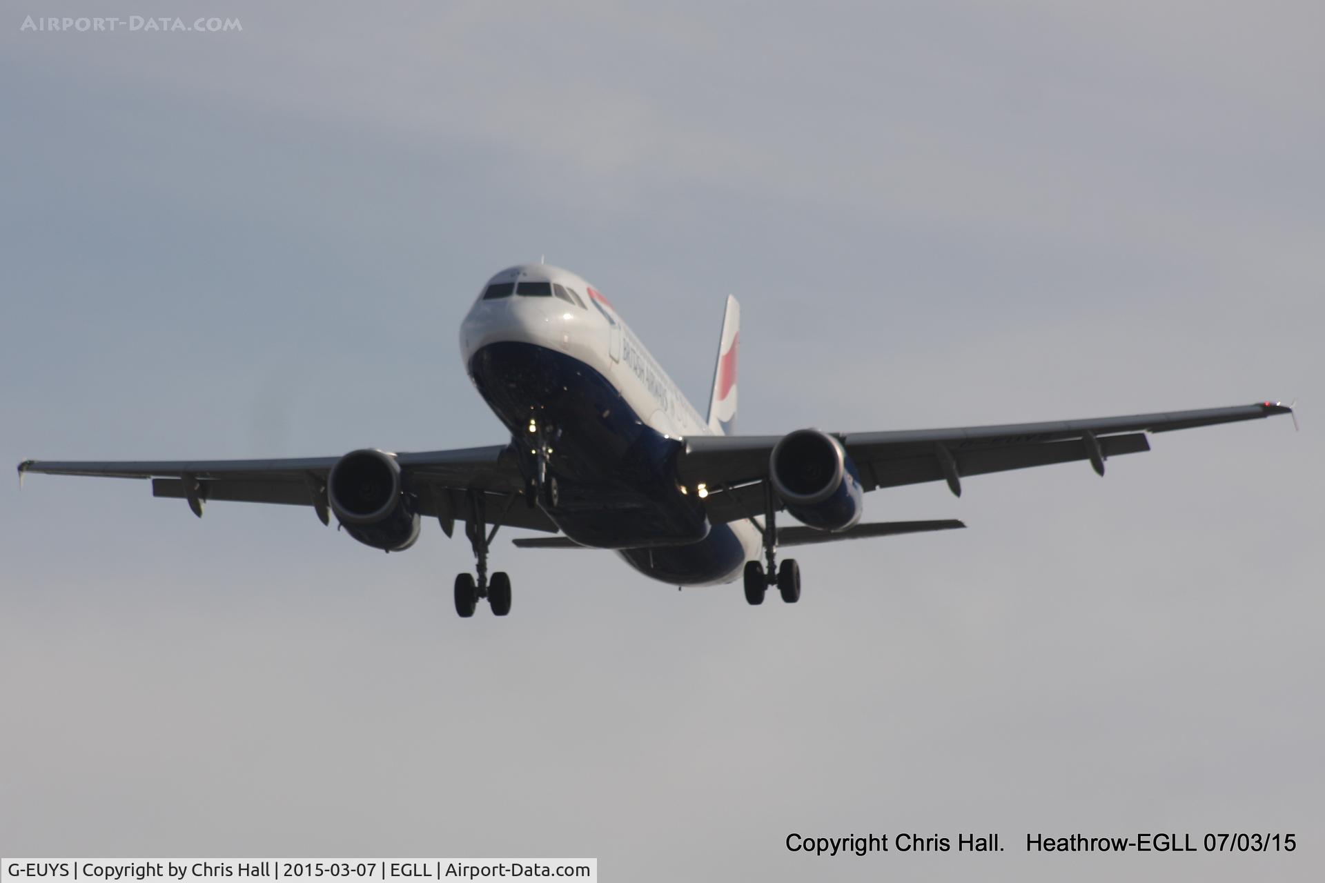 G-EUYS, 2013 Airbus A320-232 C/N 5948, British Airways