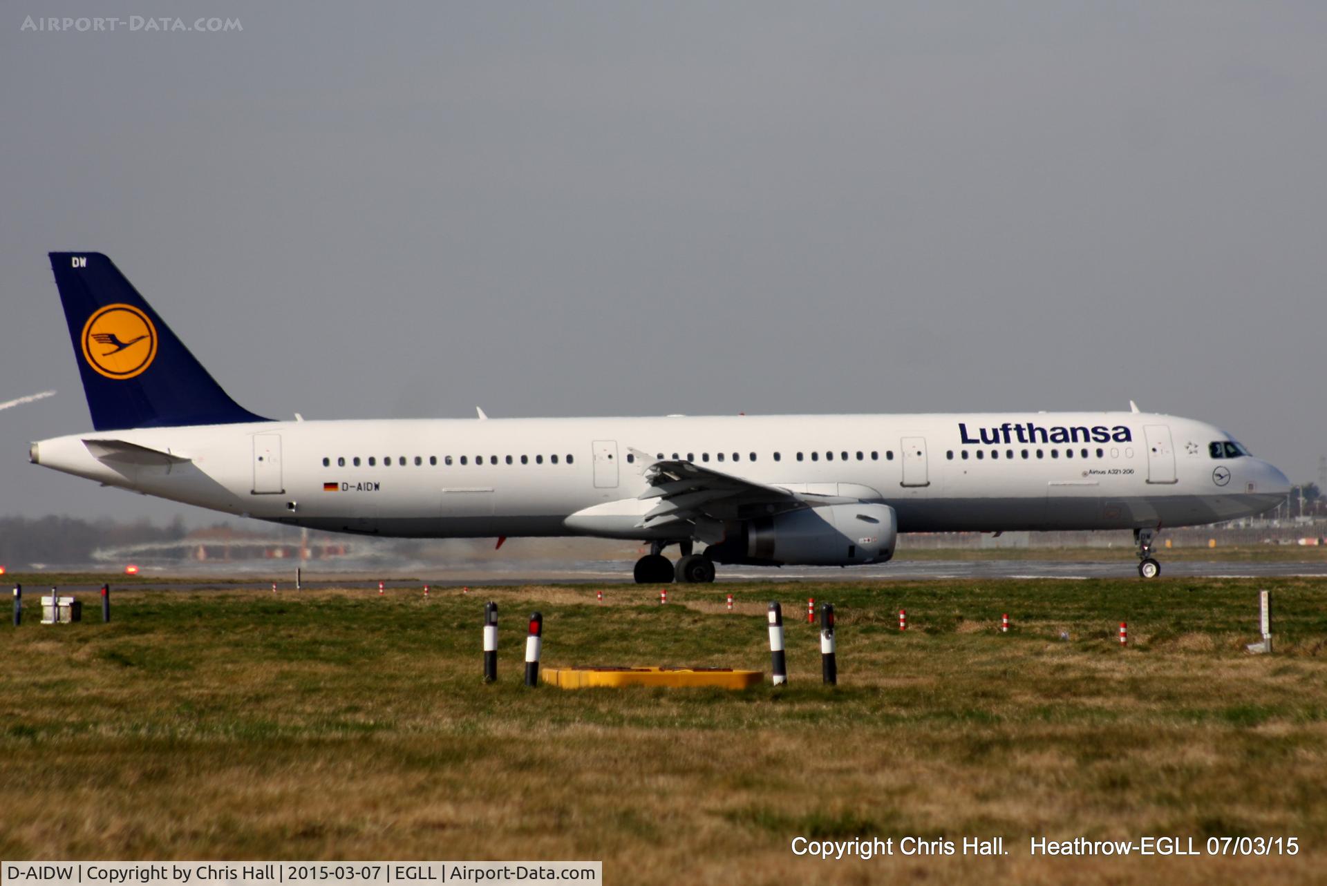 D-AIDW, 2014 Airbus A321-231 C/N 6415, Lufthansa
