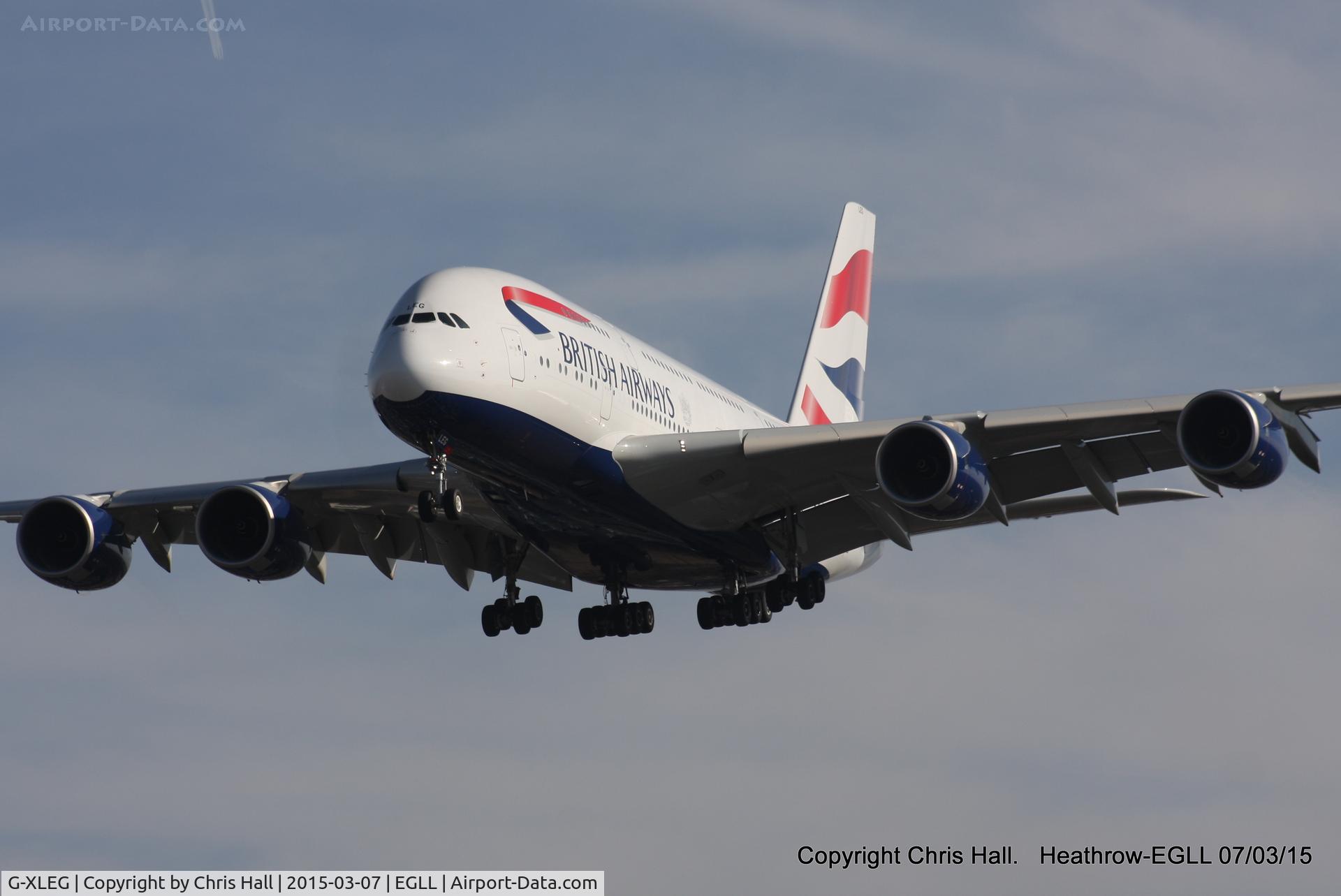 G-XLEG, 2014 Airbus A380-841 C/N 161, British Airways