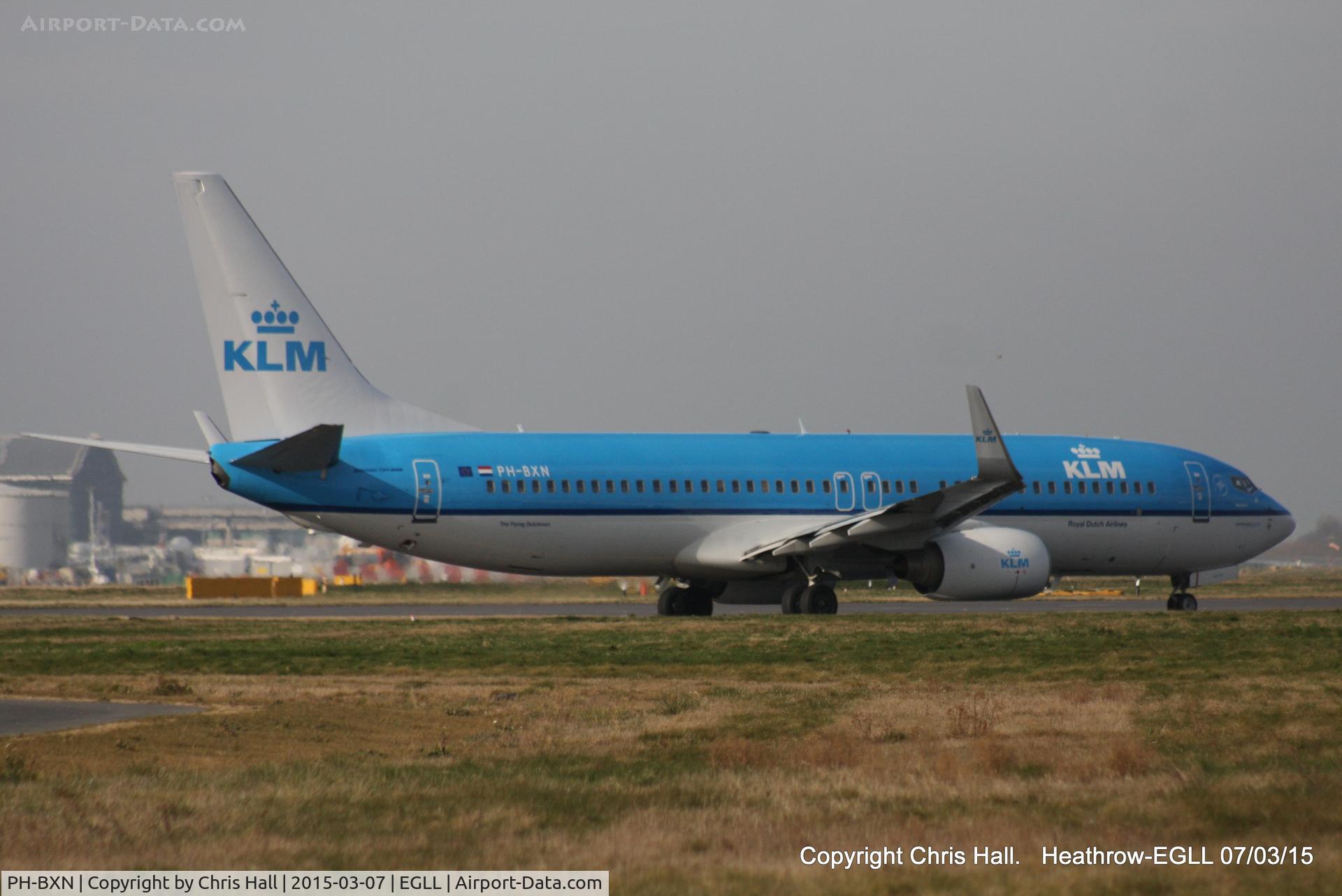 PH-BXN, 2000 Boeing 737-8K2 C/N 30356, KLM Royal Dutch Airlines