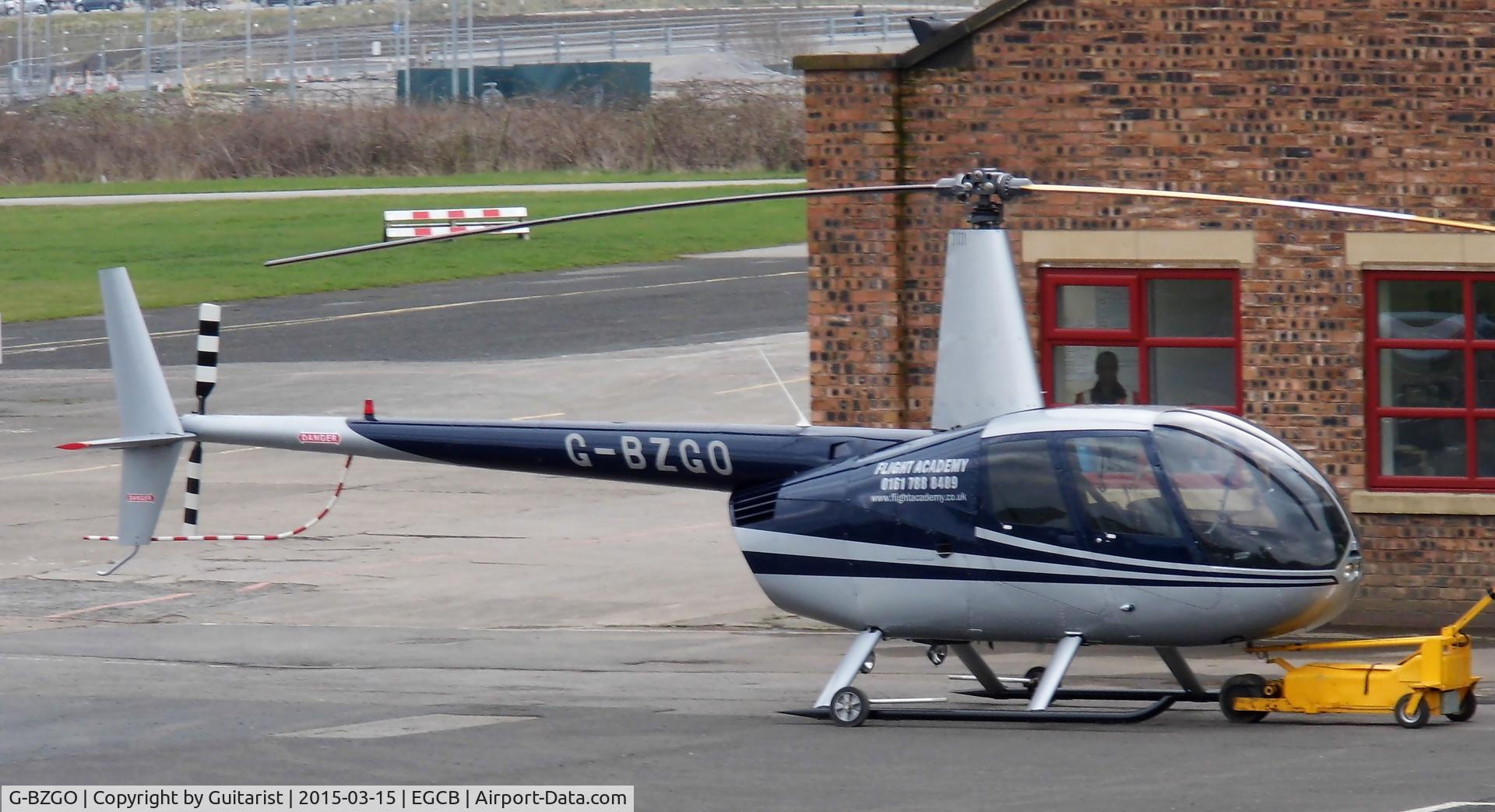 G-BZGO, 2000 Robinson R44 Astro C/N 0757, City Airport Manchester