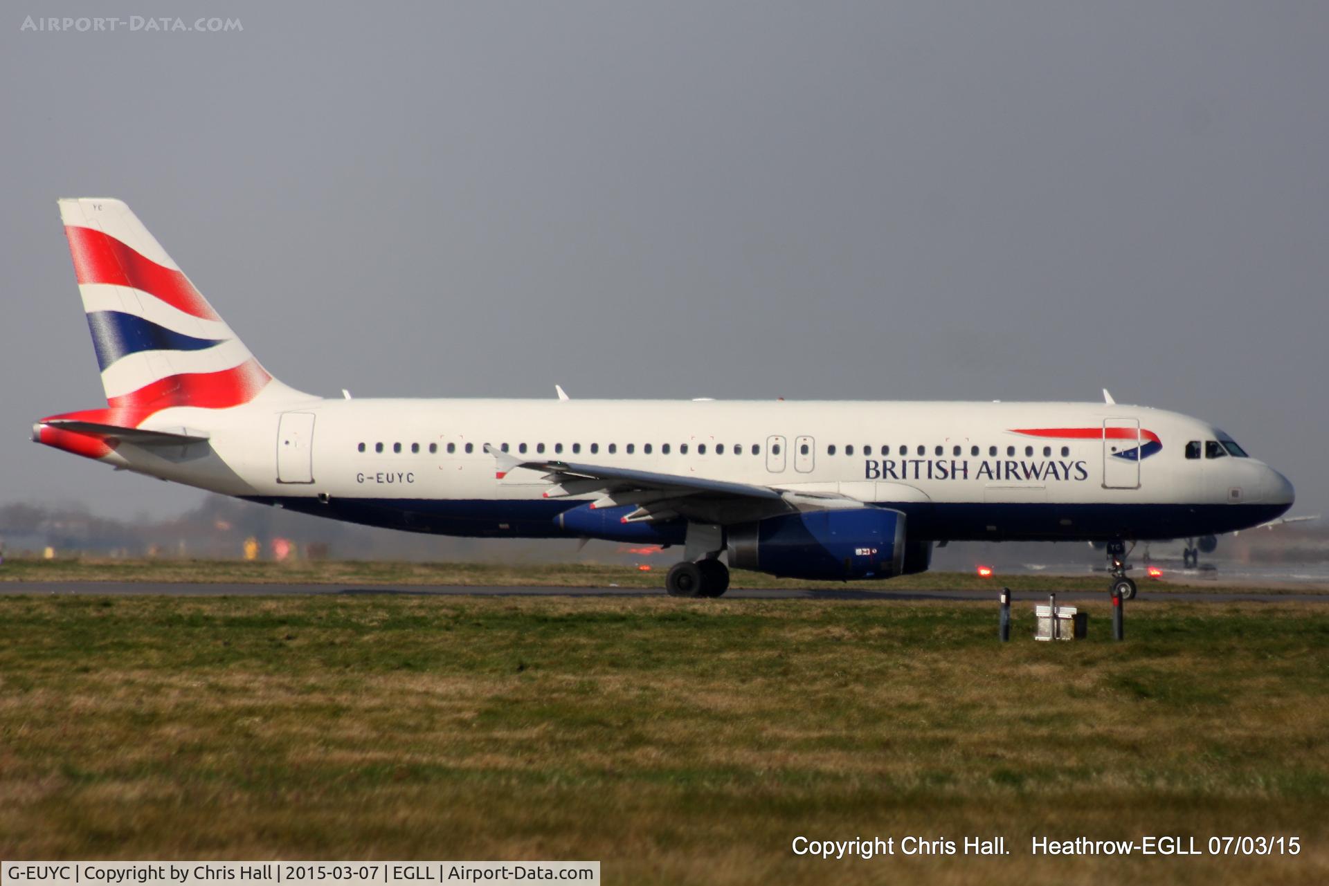 G-EUYC, 2008 Airbus A320-232 C/N 3721, British Airways