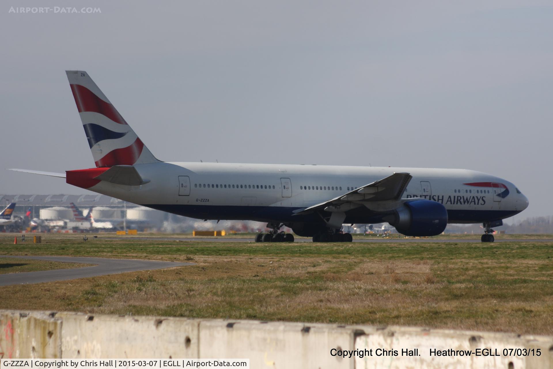 G-ZZZA, 1995 Boeing 777-236 C/N 27105, British Airways
