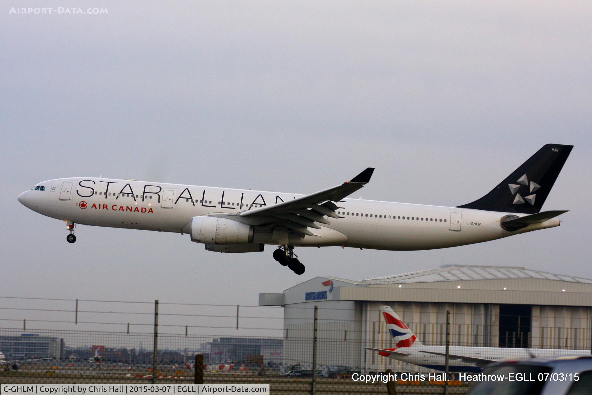 C-GHLM, 2001 Airbus A330-343 C/N 0419, Air Canada