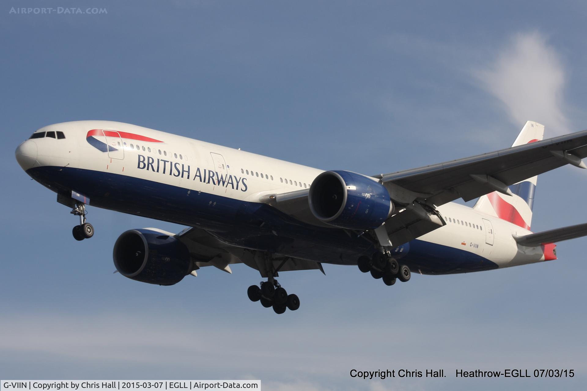 G-VIIN, 1998 Boeing 777-236 C/N 29319, British Airways