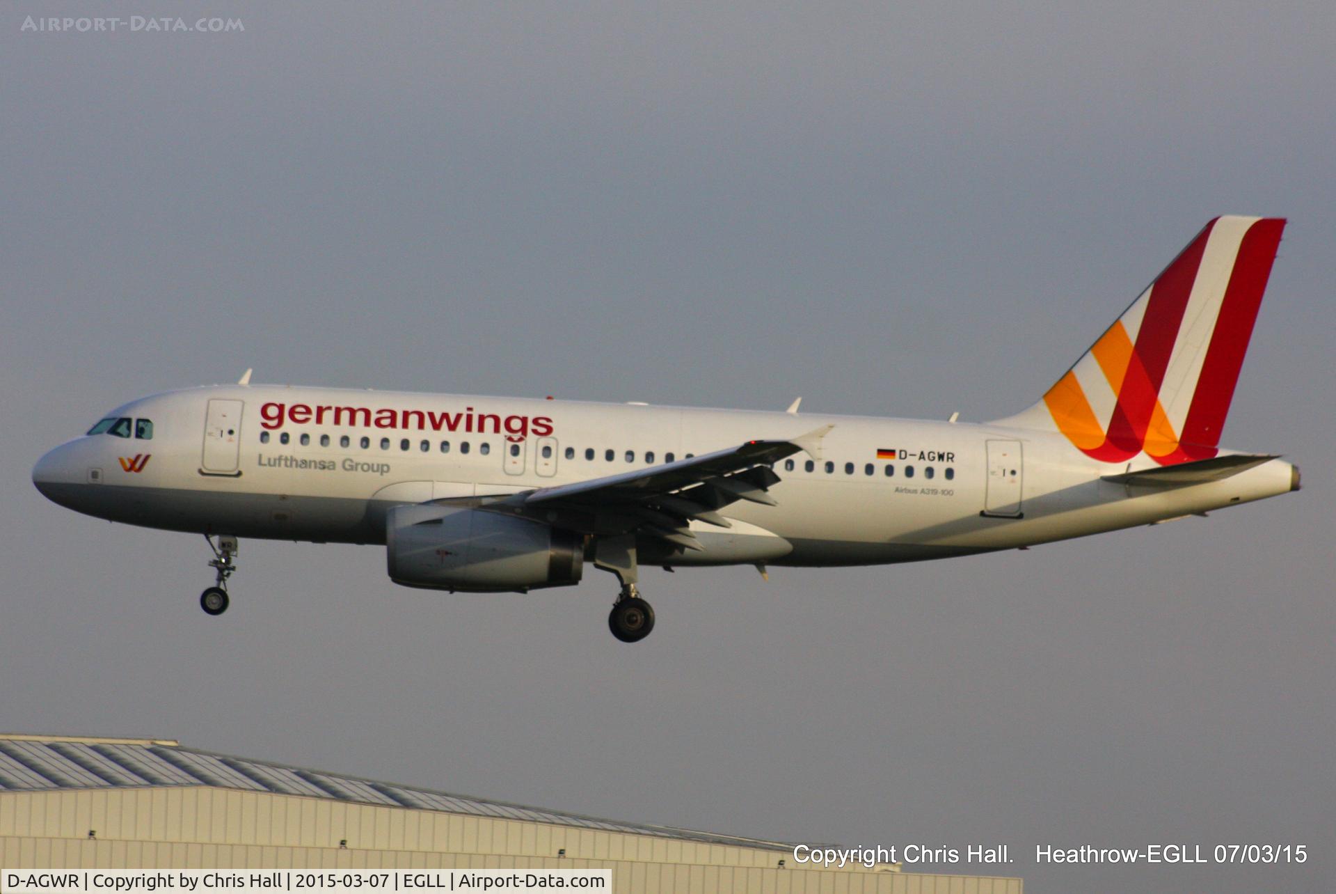 D-AGWR, 2010 Airbus A319-132 C/N 4285, Germanwings