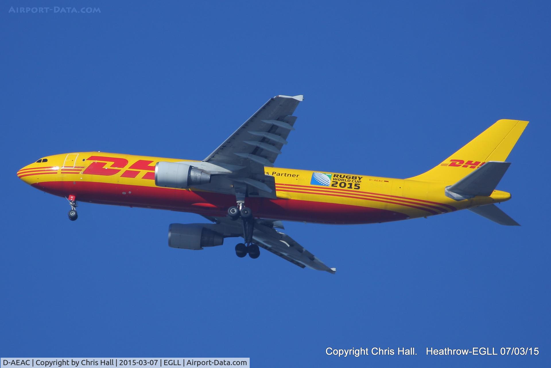 D-AEAC, 1991 Airbus A300B4-622R(F) C/N 602, DHL