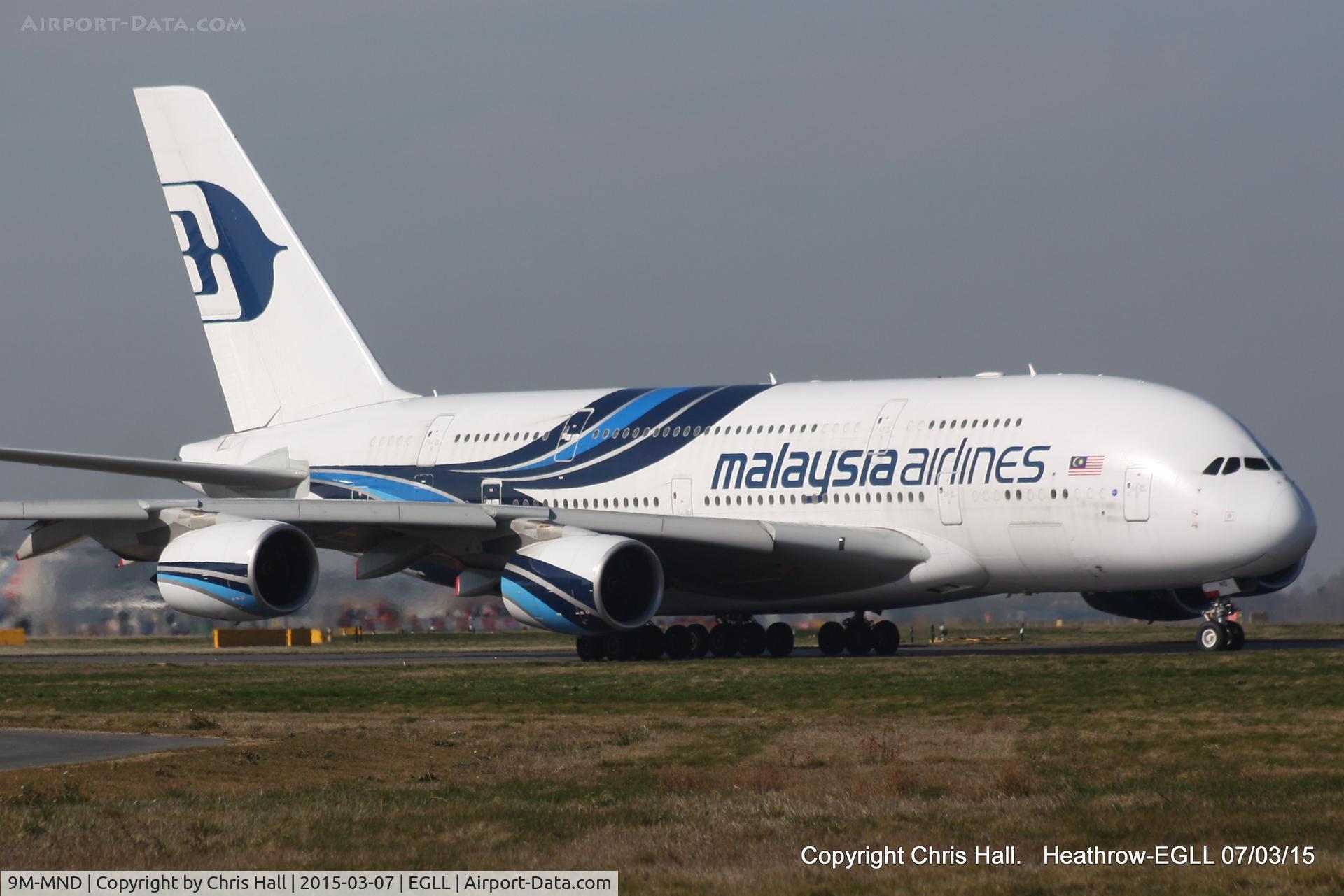 9M-MND, 2012 Airbus A380-841 C/N 089, Malaysia Airlines