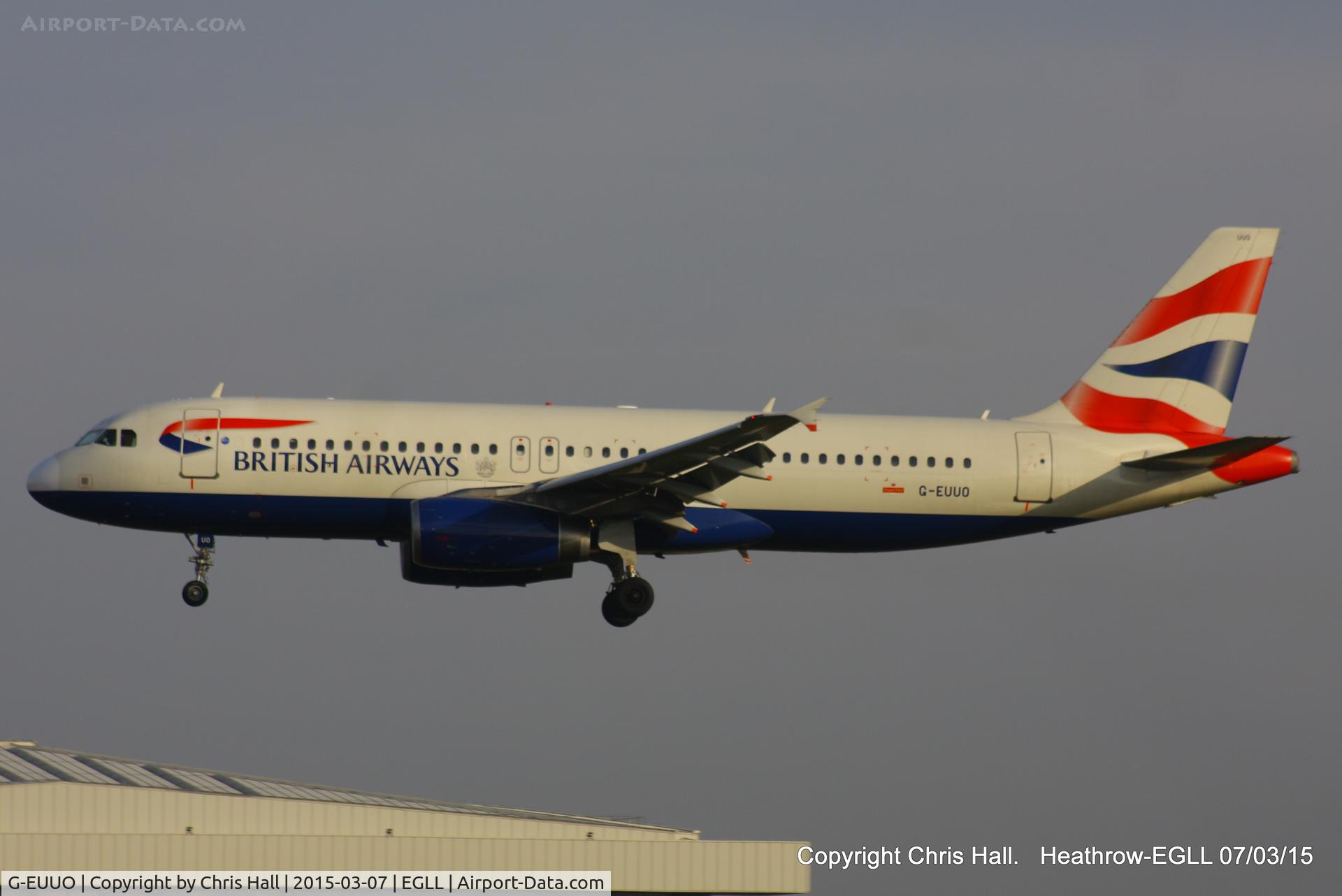 G-EUUO, 2003 Airbus A320-232 C/N 1958, British Airways