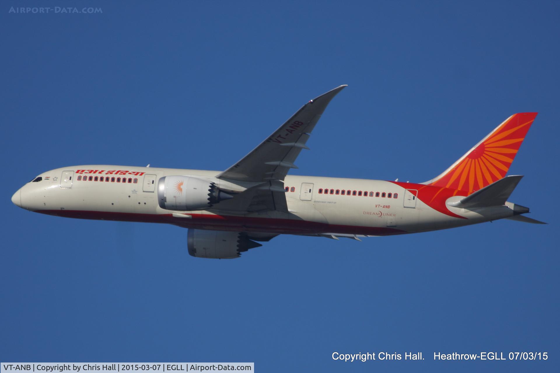 VT-ANB, 2011 Boeing 787-8 Dreamliner C/N 36274, Air India