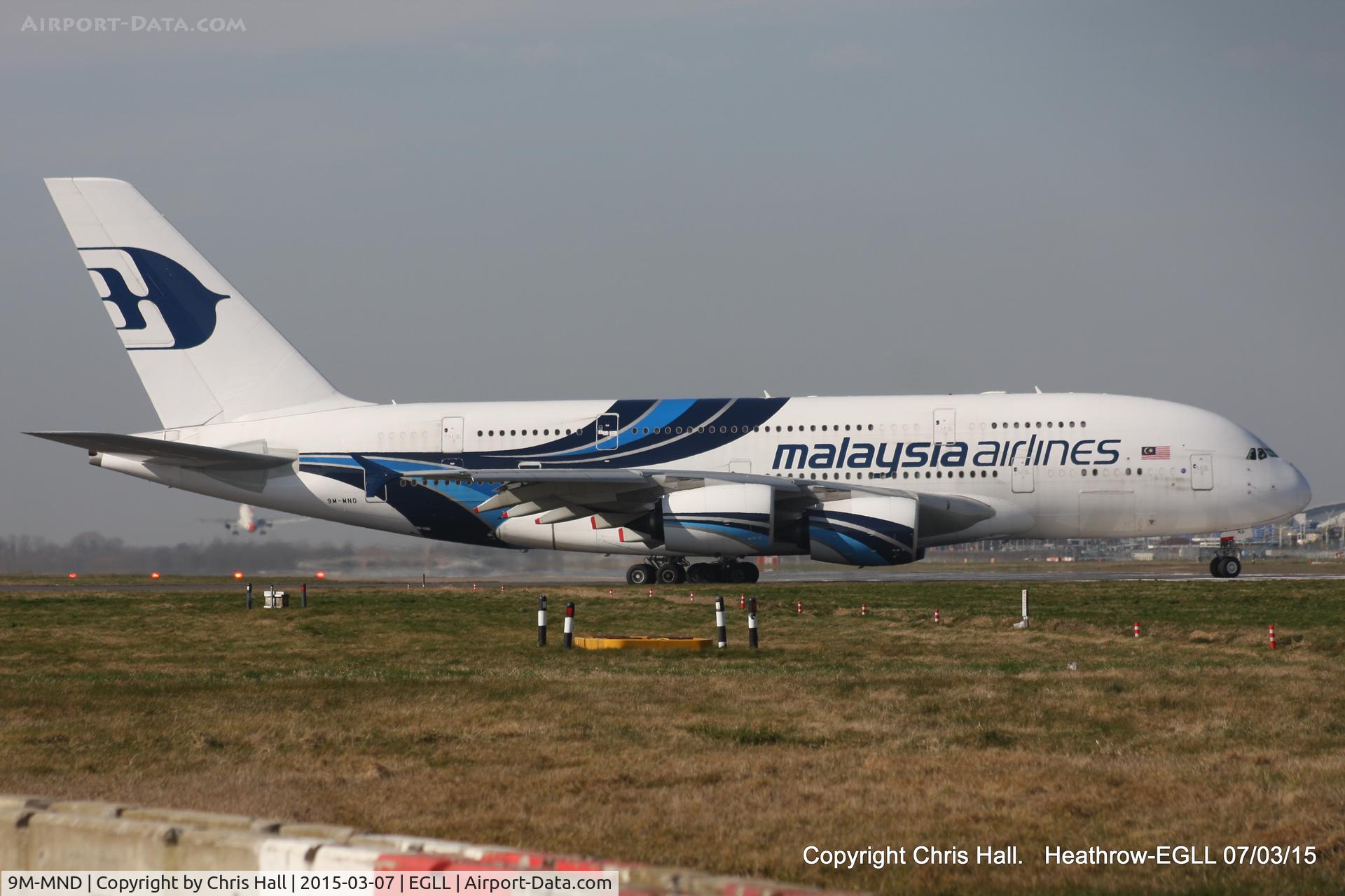 9M-MND, 2012 Airbus A380-841 C/N 089, Malaysia Airlines