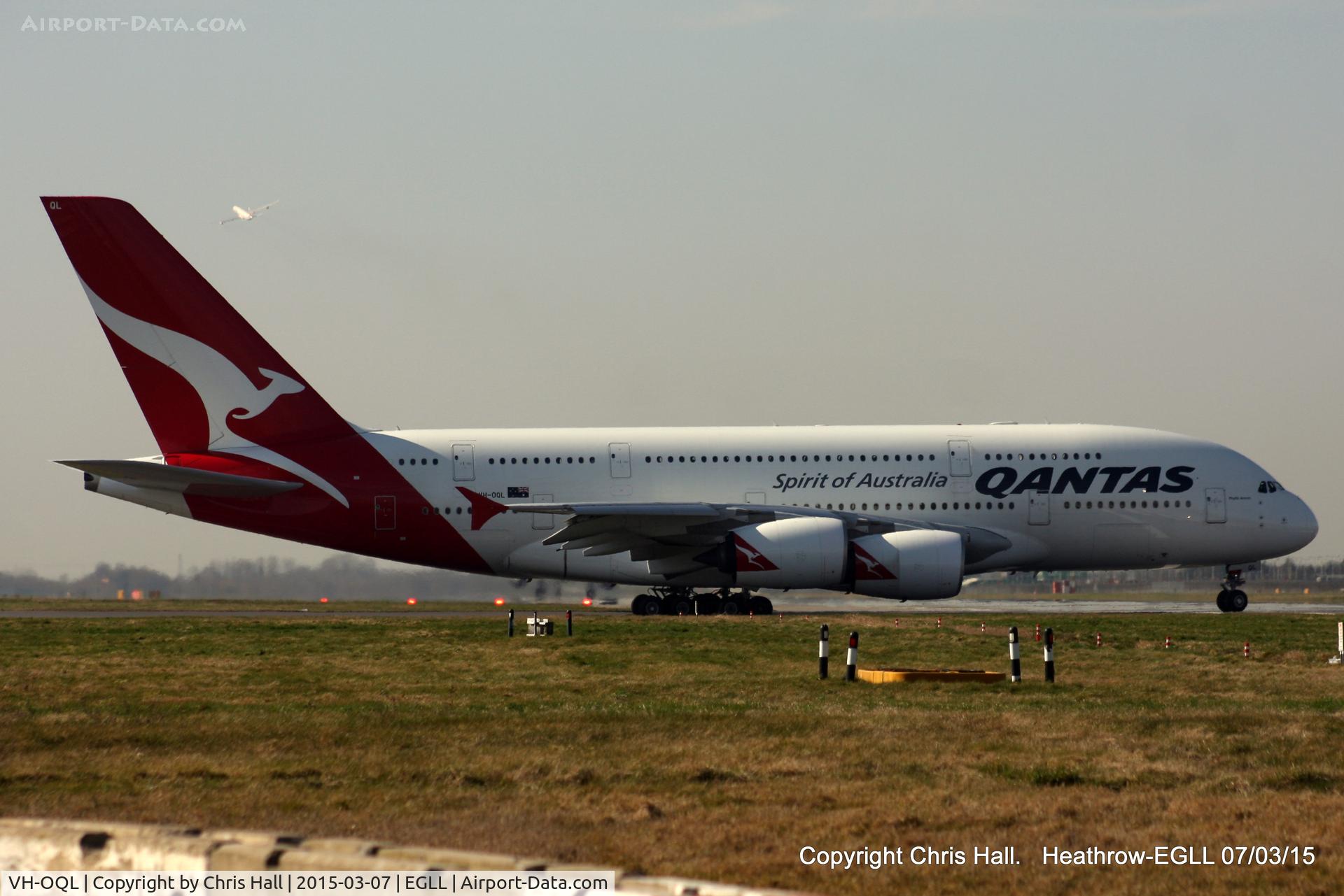 VH-OQL, 2011 Airbus A380-842 C/N 074, Qantas