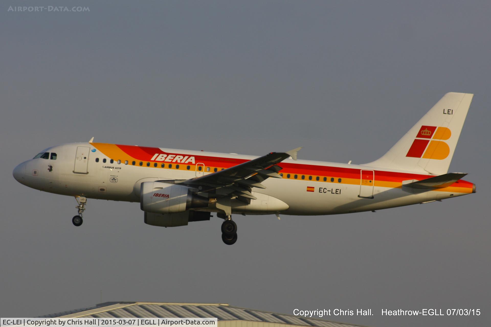 EC-LEI, 2008 Airbus A319-111 C/N 3744, Iberia
