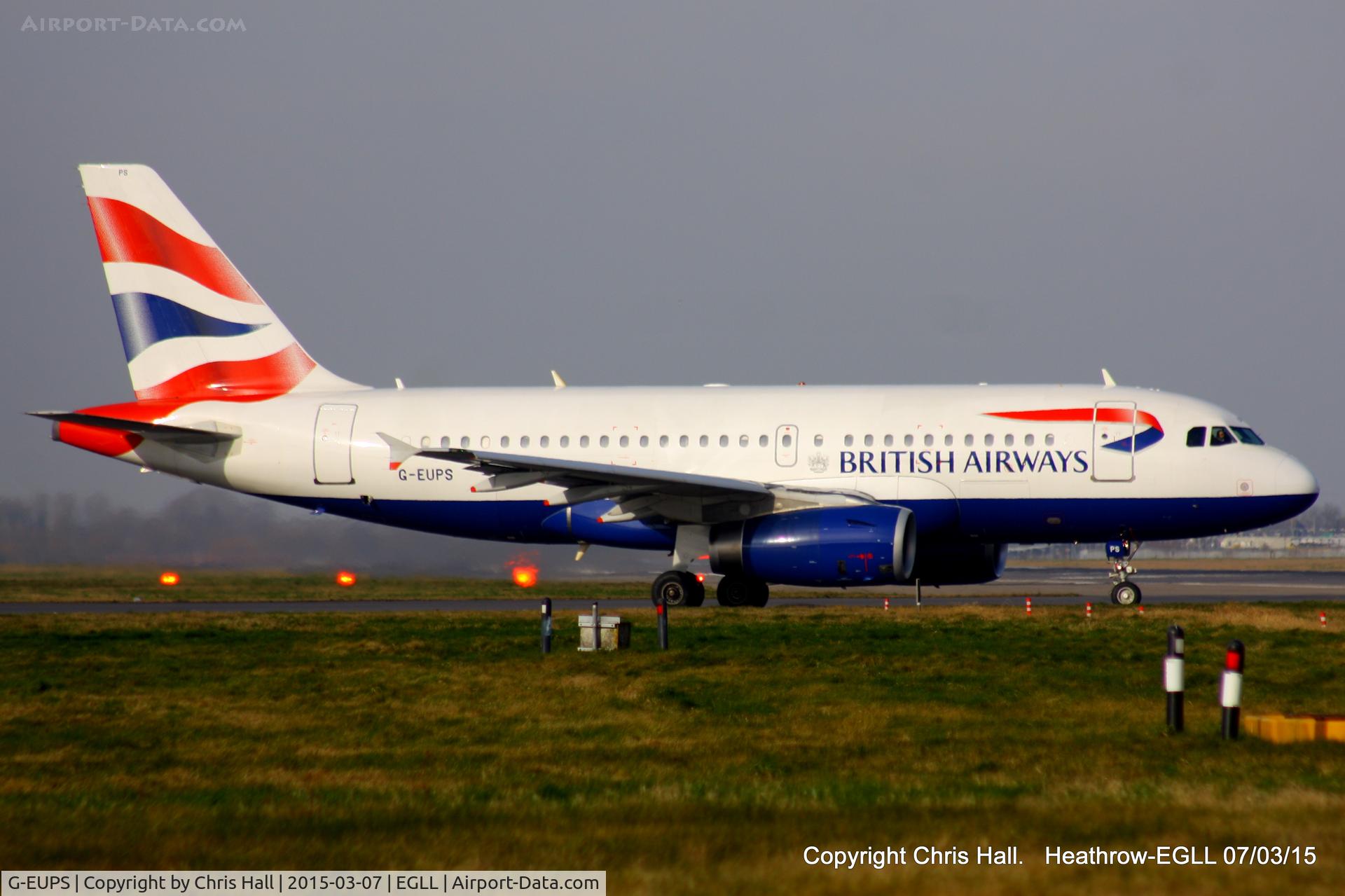 G-EUPS, 2000 Airbus A319-131 C/N 1338, British Airways