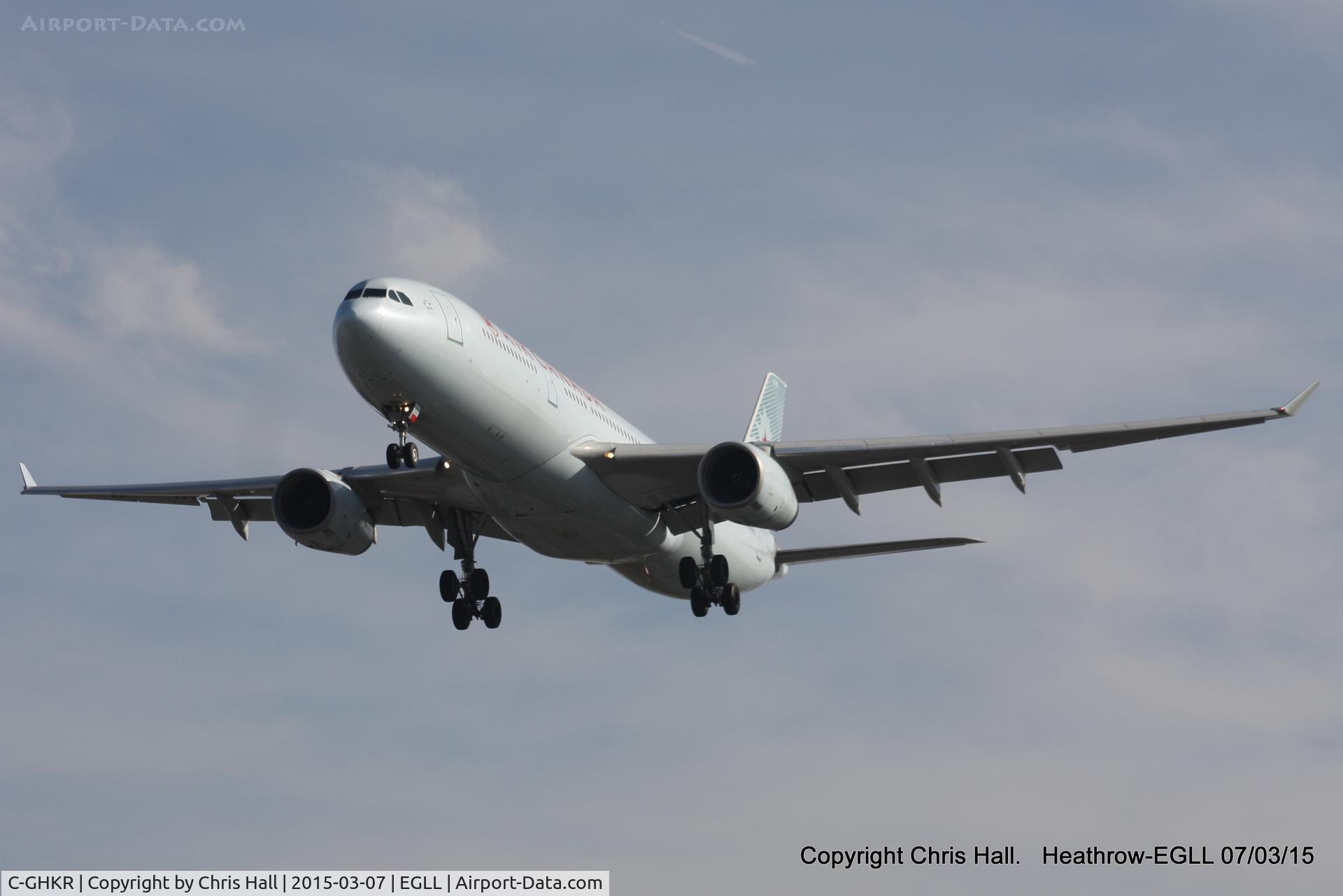 C-GHKR, 2001 Airbus A330-343 C/N 0400, Air Canada