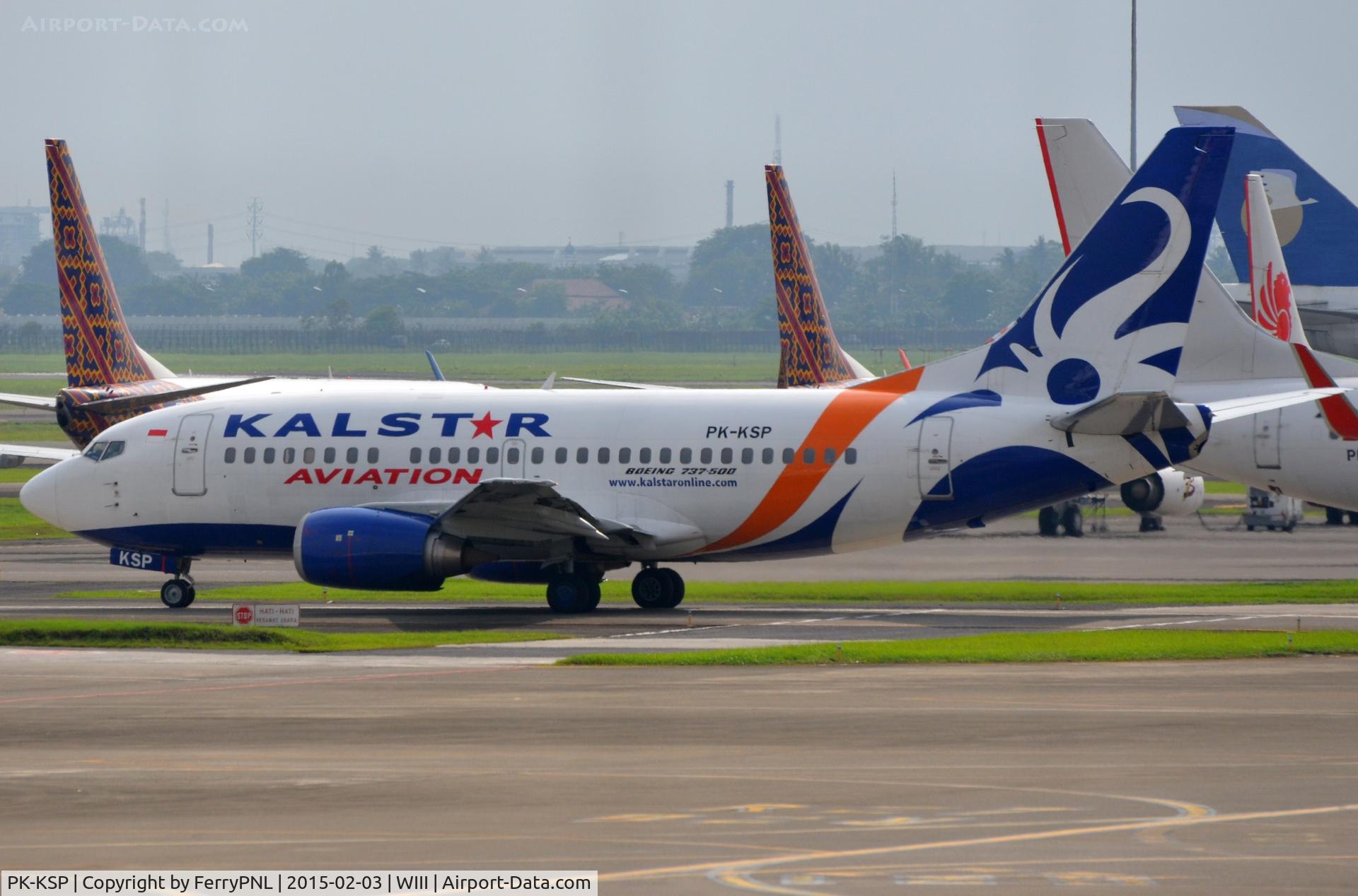 PK-KSP, 1992 Boeing 737-59D C/N 26421, Former BMI, SAS and LOT aircraft.
