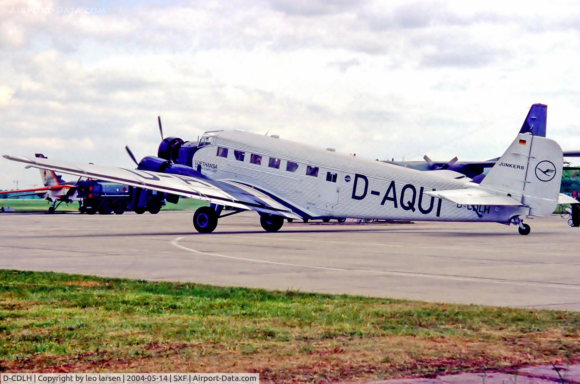 D-CDLH, 1936 Junkers Ju-52/3m C/N 130714, Berlin Air Show 14.5.04