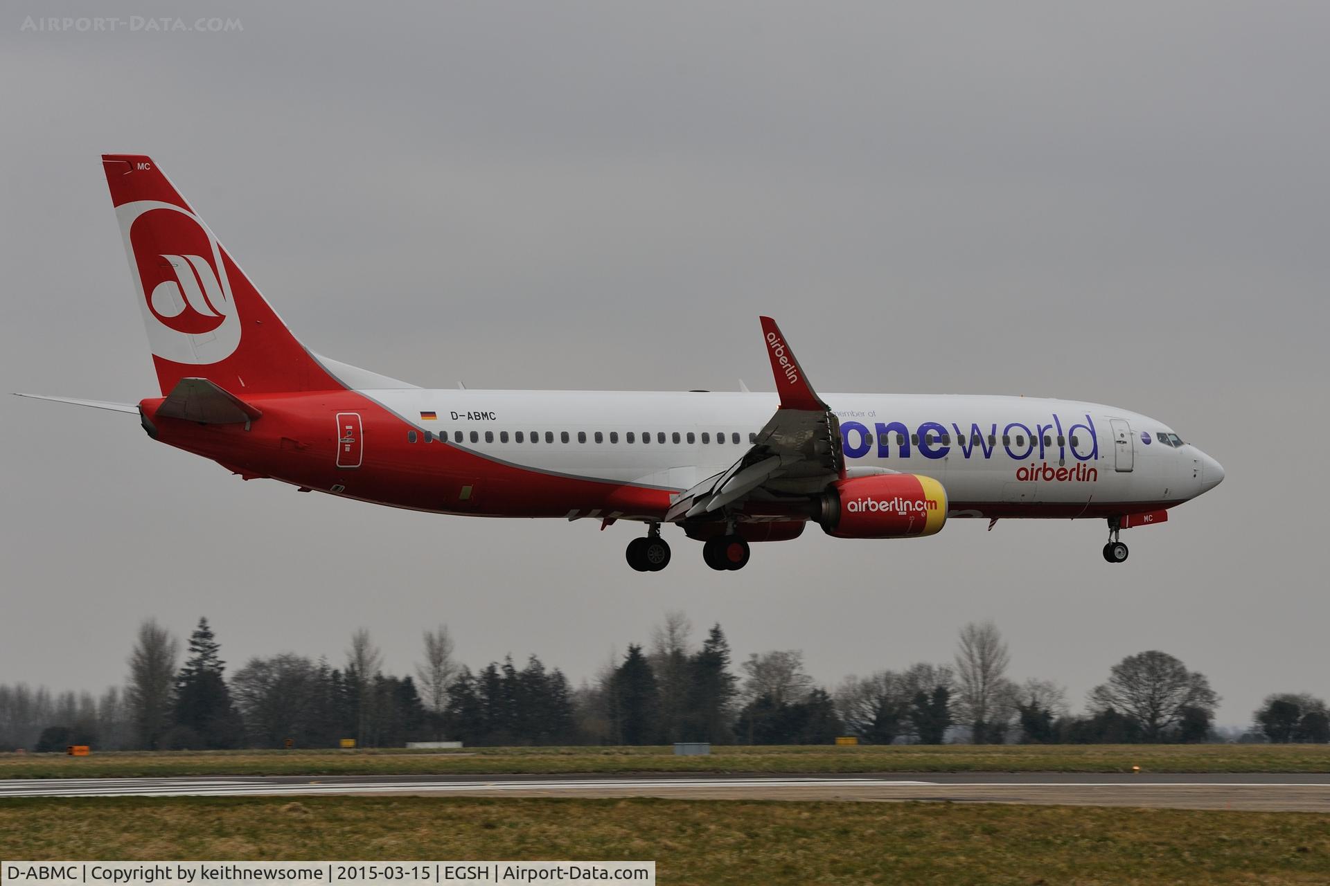 D-ABMC, 2011 Boeing 737-86J C/N 37752, Arriving for paintwork.