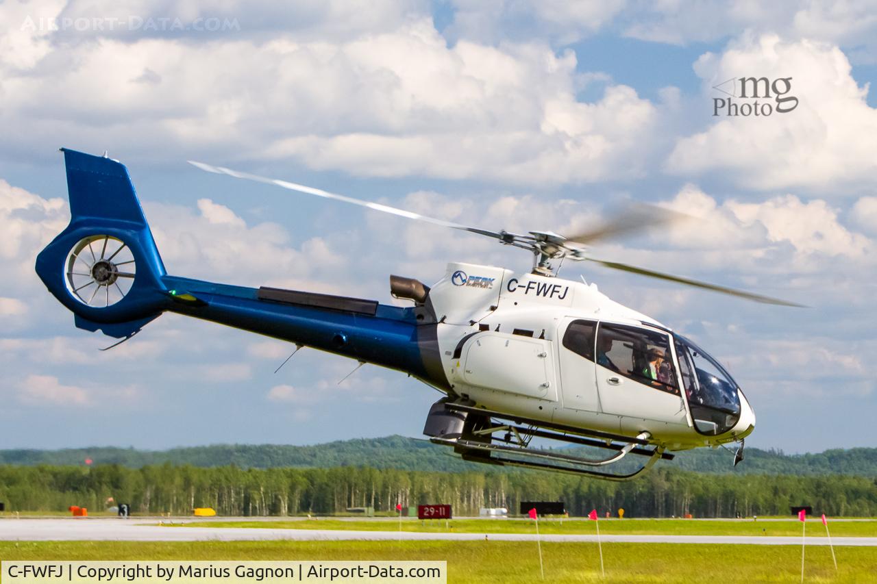 C-FWFJ, 2004 Eurocopter EC-130B-4 (AS-350B-4) C/N 3809, At Bagotville Airshow.