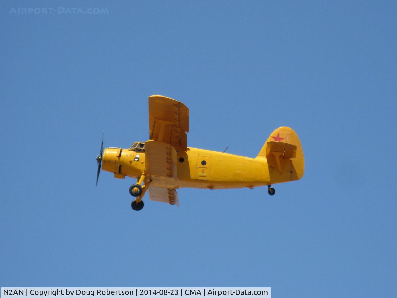 N2AN, 1984 Antonov An-2 C/N 43798, 1984 Antonov An-2 'Big Panda', NATO code name COLT, Wsk-pzl-k PZL ASZ 62 R1 1,000 Hp radial, flyover Rwy 26