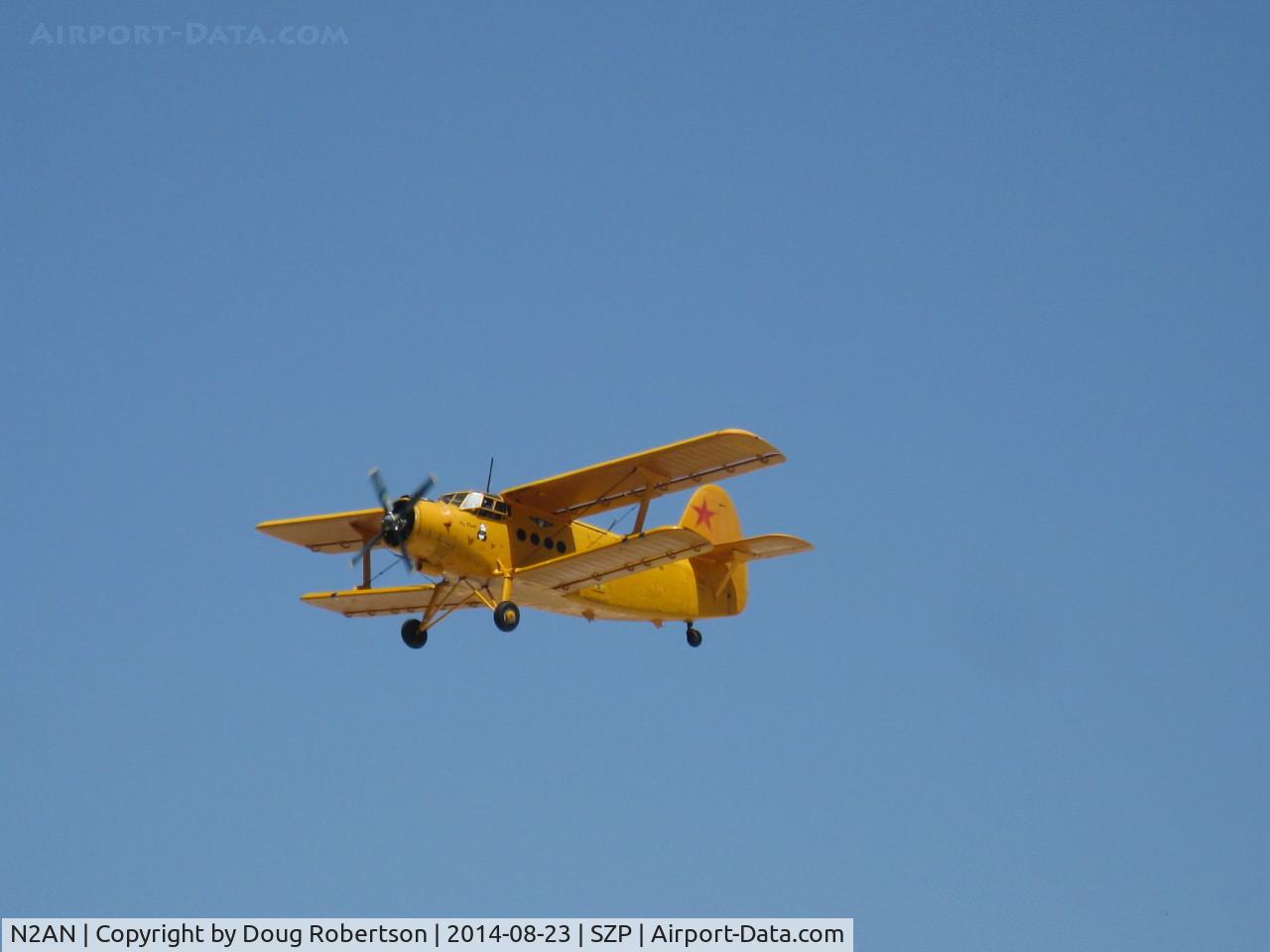 N2AN, 1984 Antonov An-2 C/N 43798, 1984 Antonov An-2 'Big Panda', NATO code name COLT, Wsk-pzl-k PZL ASZ 62 R1 1,000 Hp radial, flyover Rwy 26