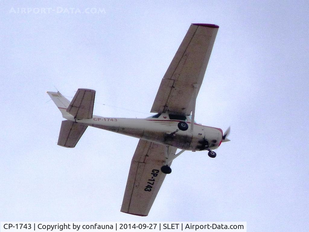 CP-1743, 1981 Cessna 152 C/N 15285145, Overflying Santa Cruz de la Sierra