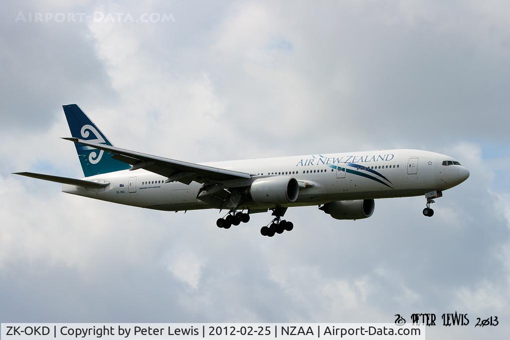 ZK-OKD, 2006 Boeing 777-219/ER C/N 29401, Air New Zealand Ltd., Auckland