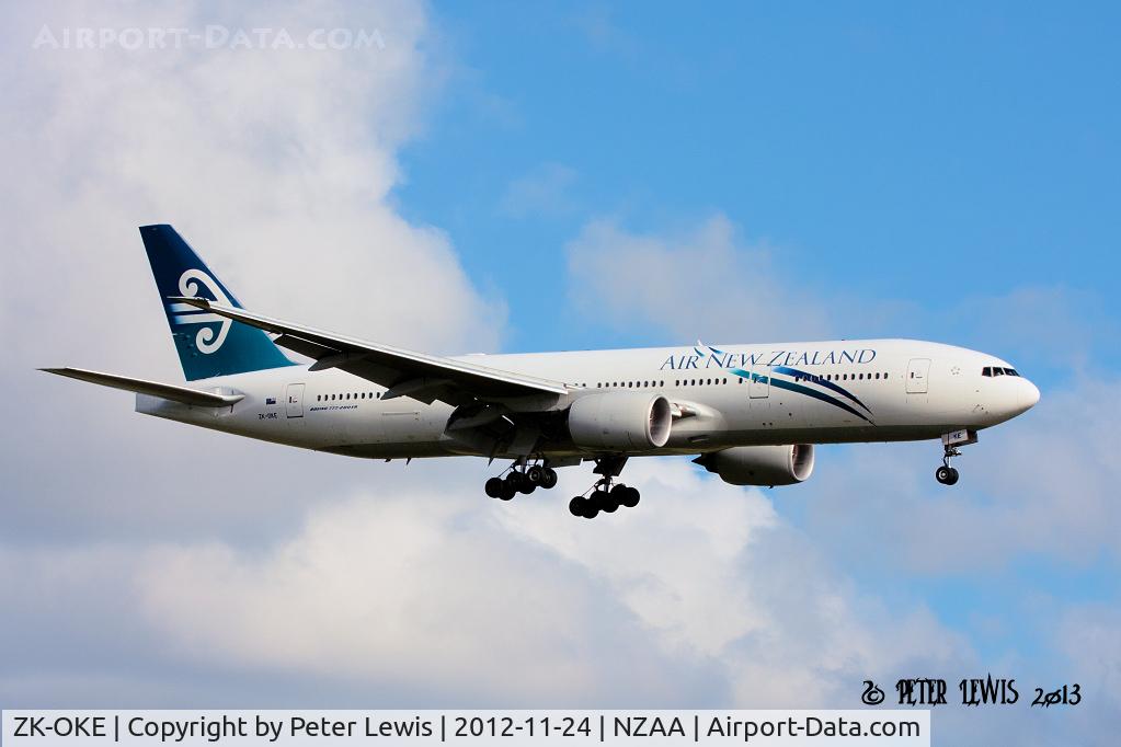 ZK-OKE, 2006 Boeing 777-219/ER C/N 32712, Air New Zealand Ltd., Auckland