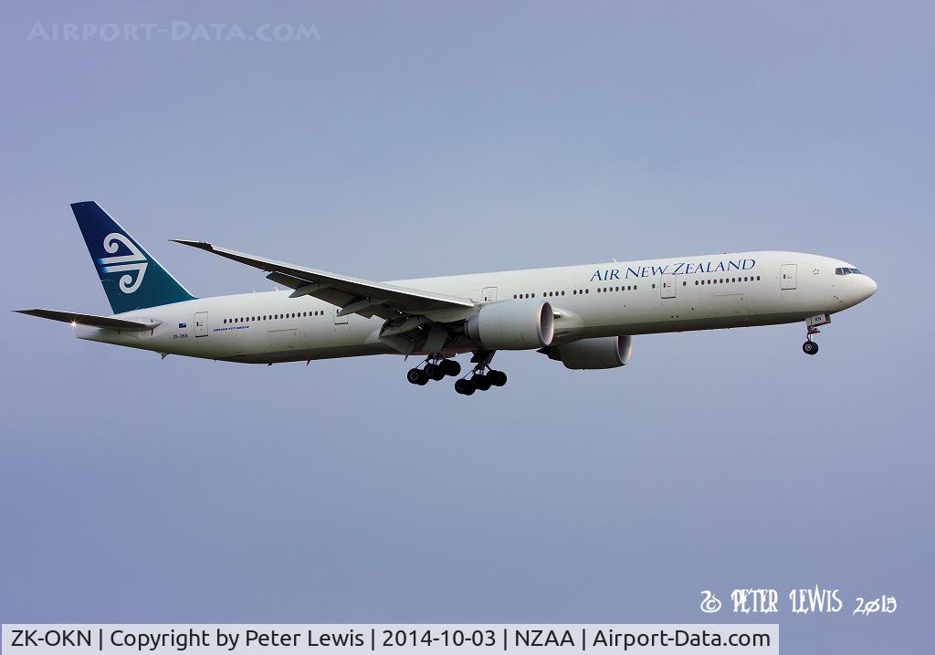 ZK-OKN, 2010 Boeing 777-306/ER C/N 38406, Air New Zealand Ltd., Auckland