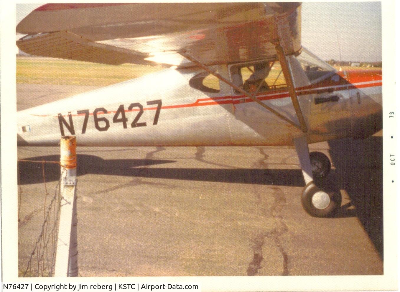 N76427, 1946 Cessna 140 C/N 10853, St. Cloud, mn in 1973