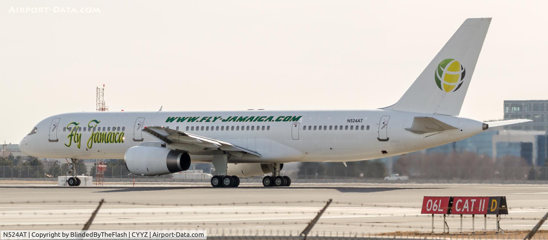 N524AT, 1999 Boeing 757-23N C/N 30233, Departing 06L at Toronto Pearson