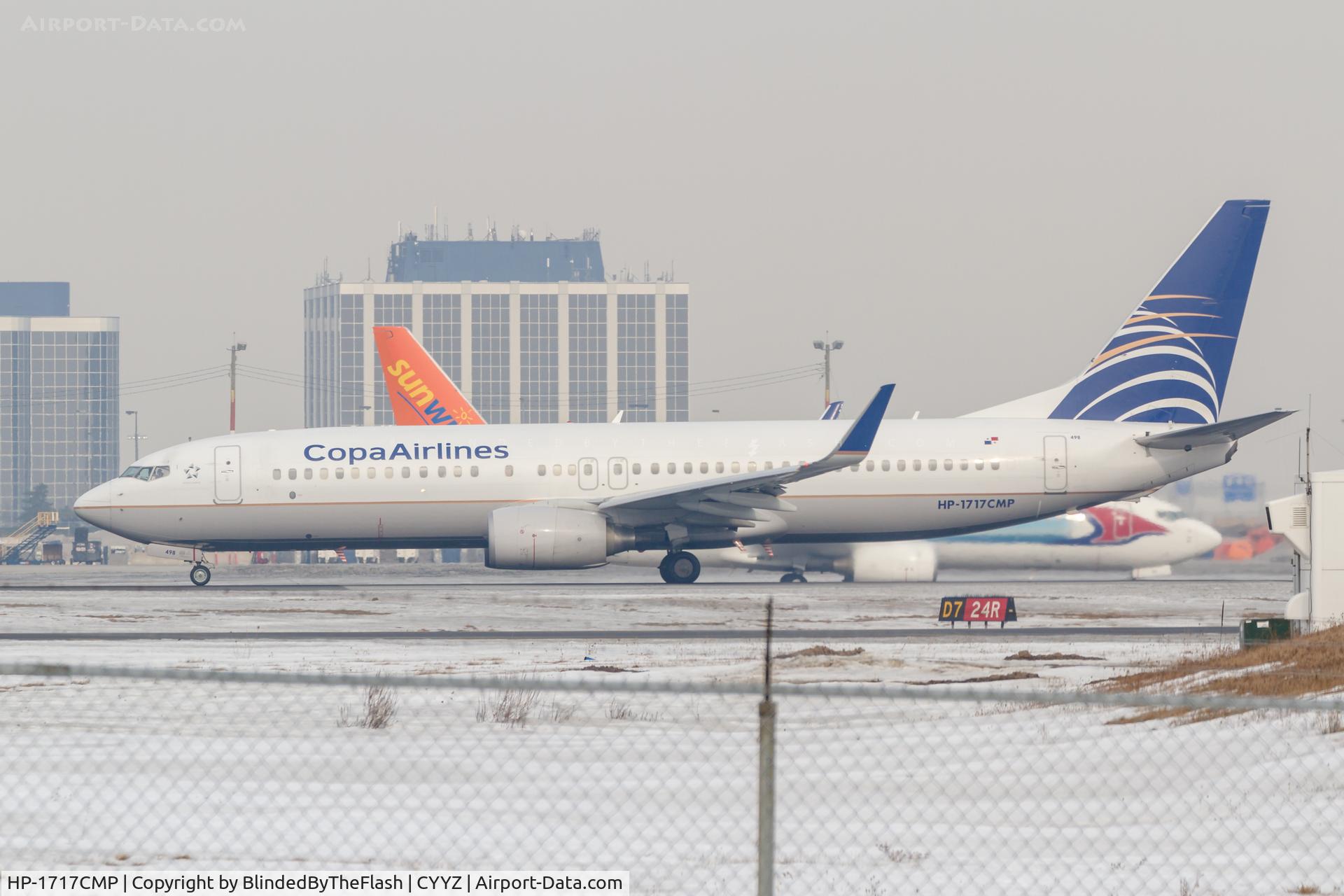 HP-1717CMP, 2011 Boeing 737-8V3 C/N 40665, Departing 24R at Toronto Pearson