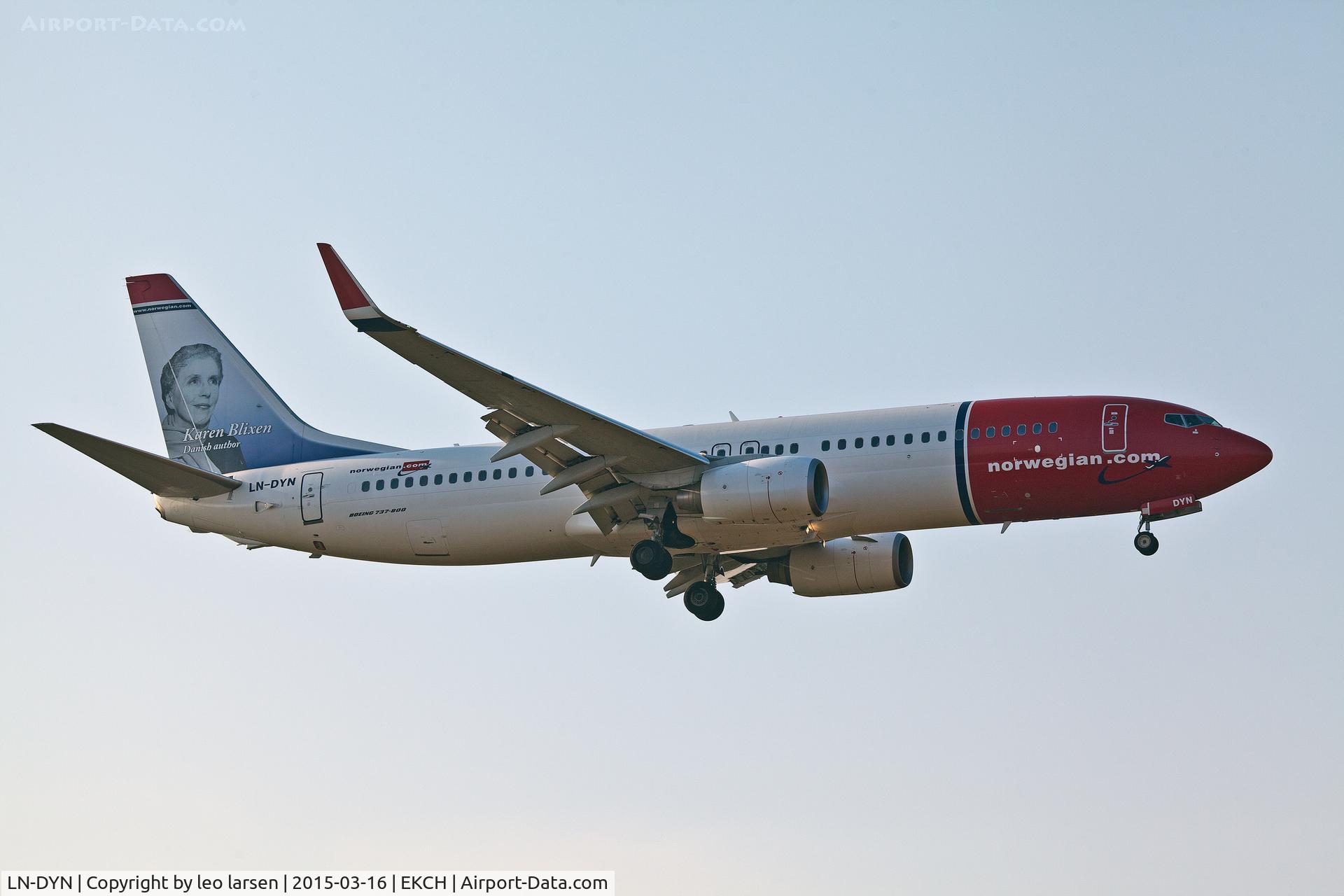 LN-DYN, 2011 Boeing 737-8JP C/N 39006, Copenhagen Kastrup 16.3.15