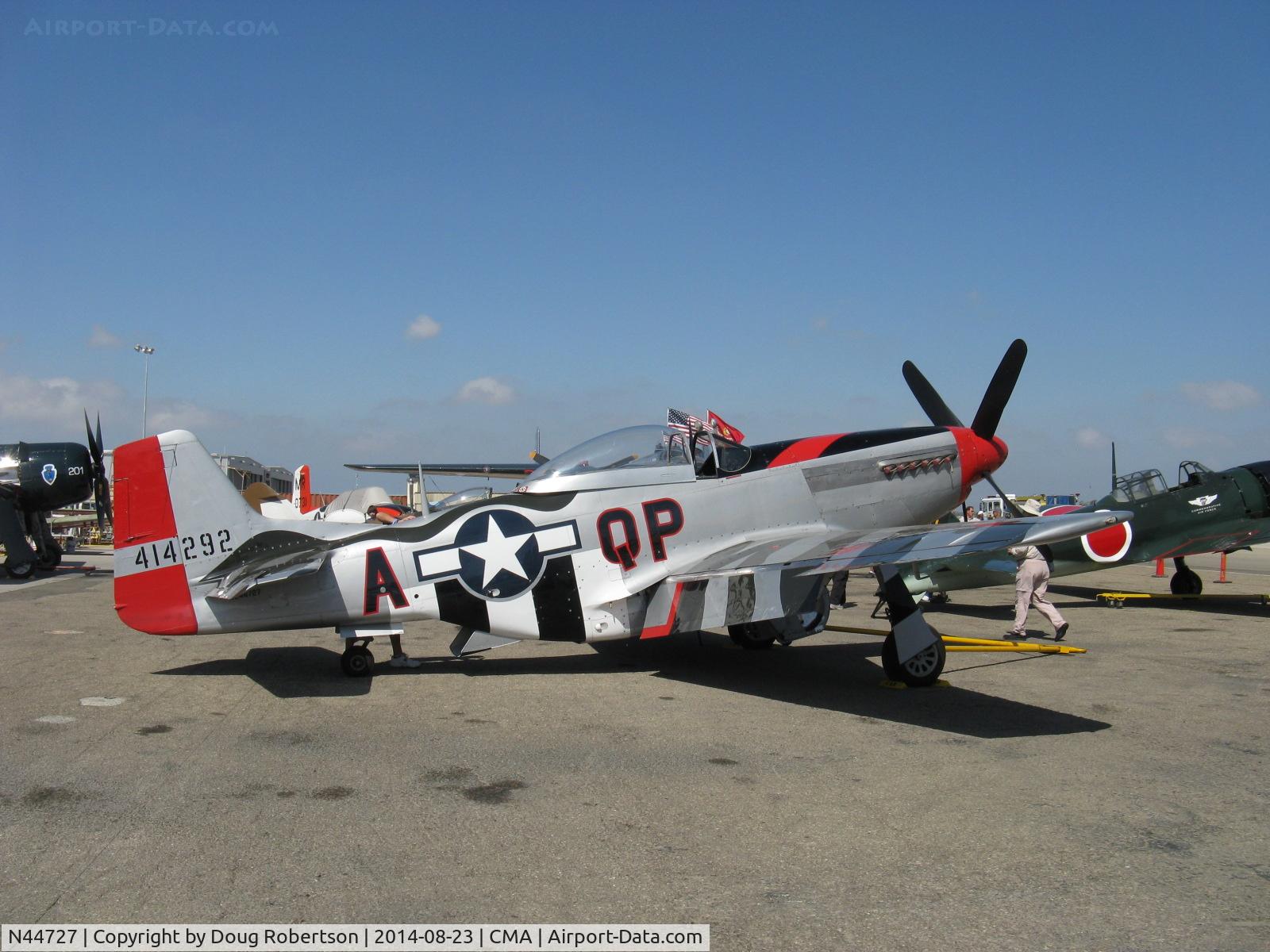 N44727, 1944 North American P-51D Mustang C/N 122-39198, 1944 North American/Aero Classics P-51D MUSTANG 'MAN-O-WAR', Packard-Rolls Royce V-1650-3 MERLIN 1,695 Hp, Limited class